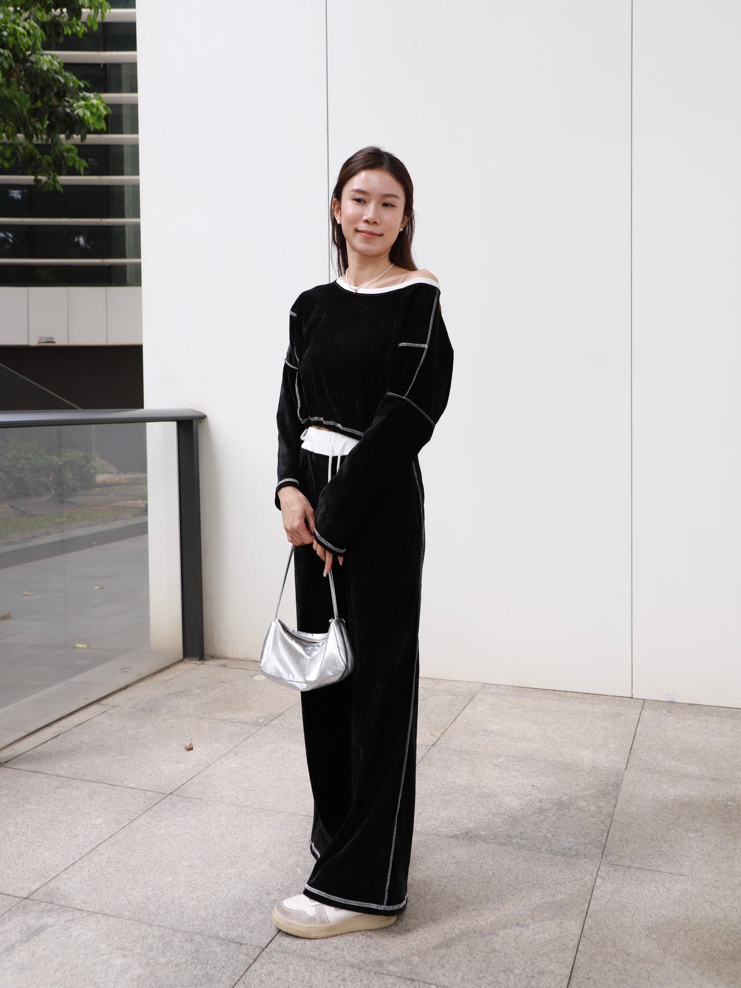 Velvet Top & Pants Set