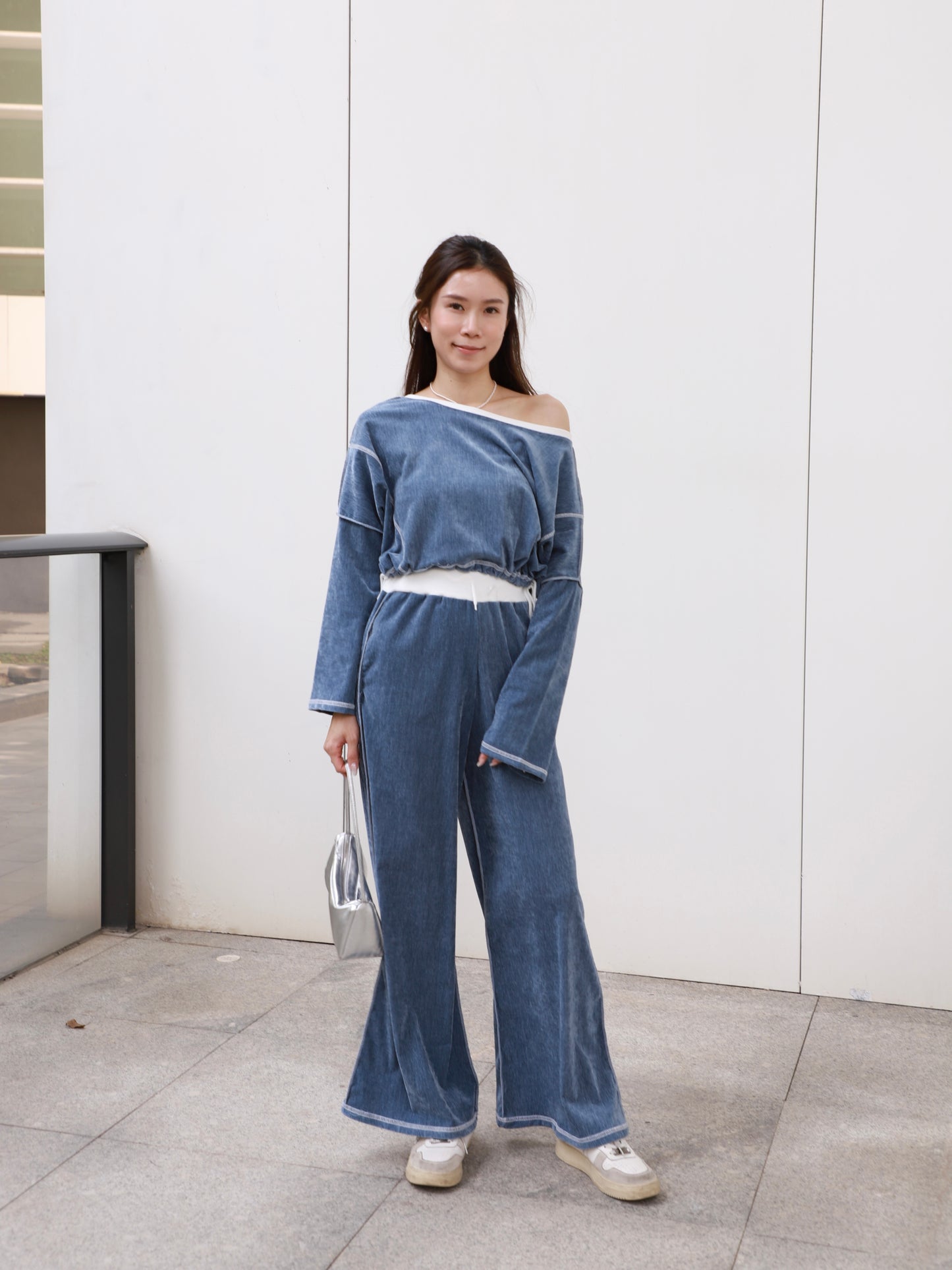 Velvet Top & Pants Set