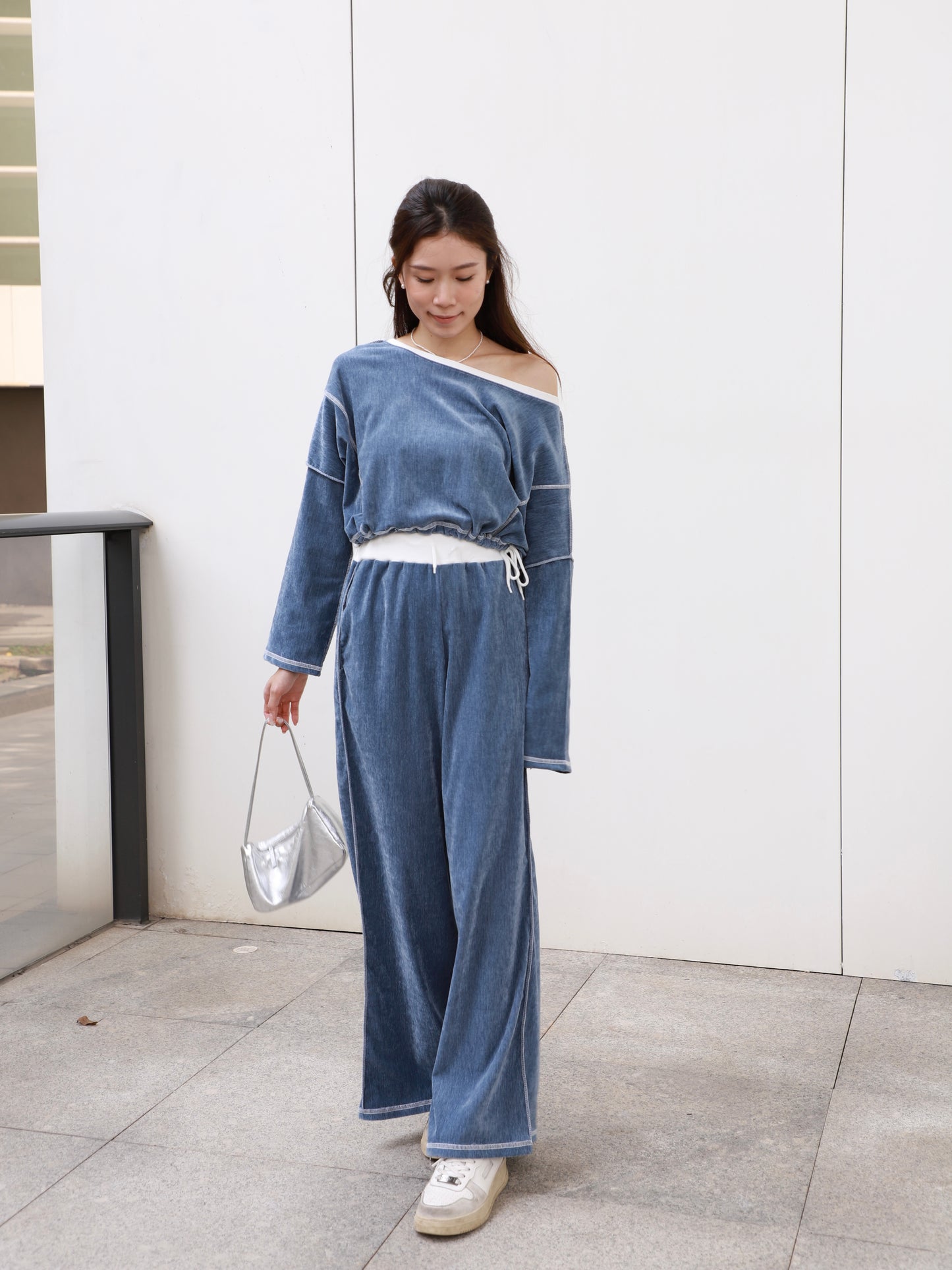 Velvet Top & Pants Set