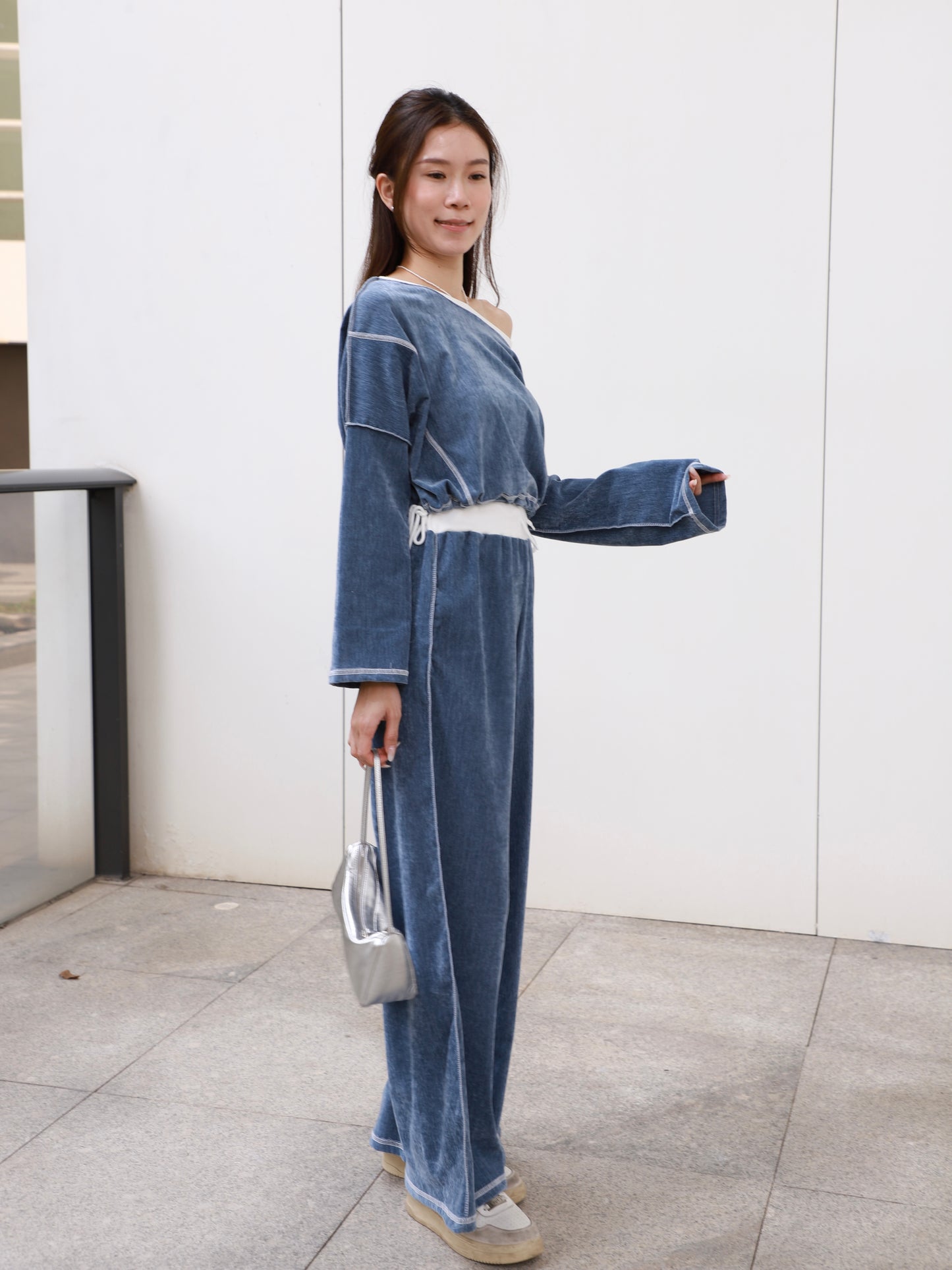 Velvet Top & Pants Set