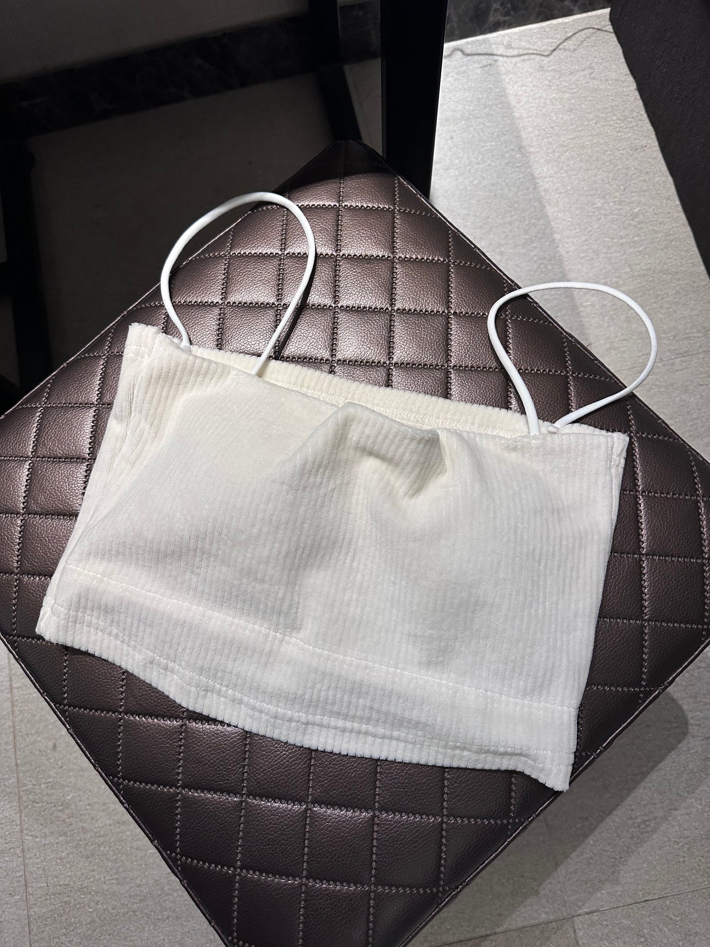 Velvet Bra Top with pads