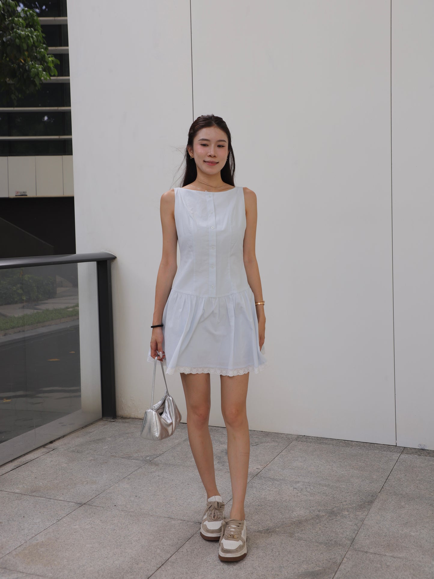 Shirt Like Lace Princess Mini Dress