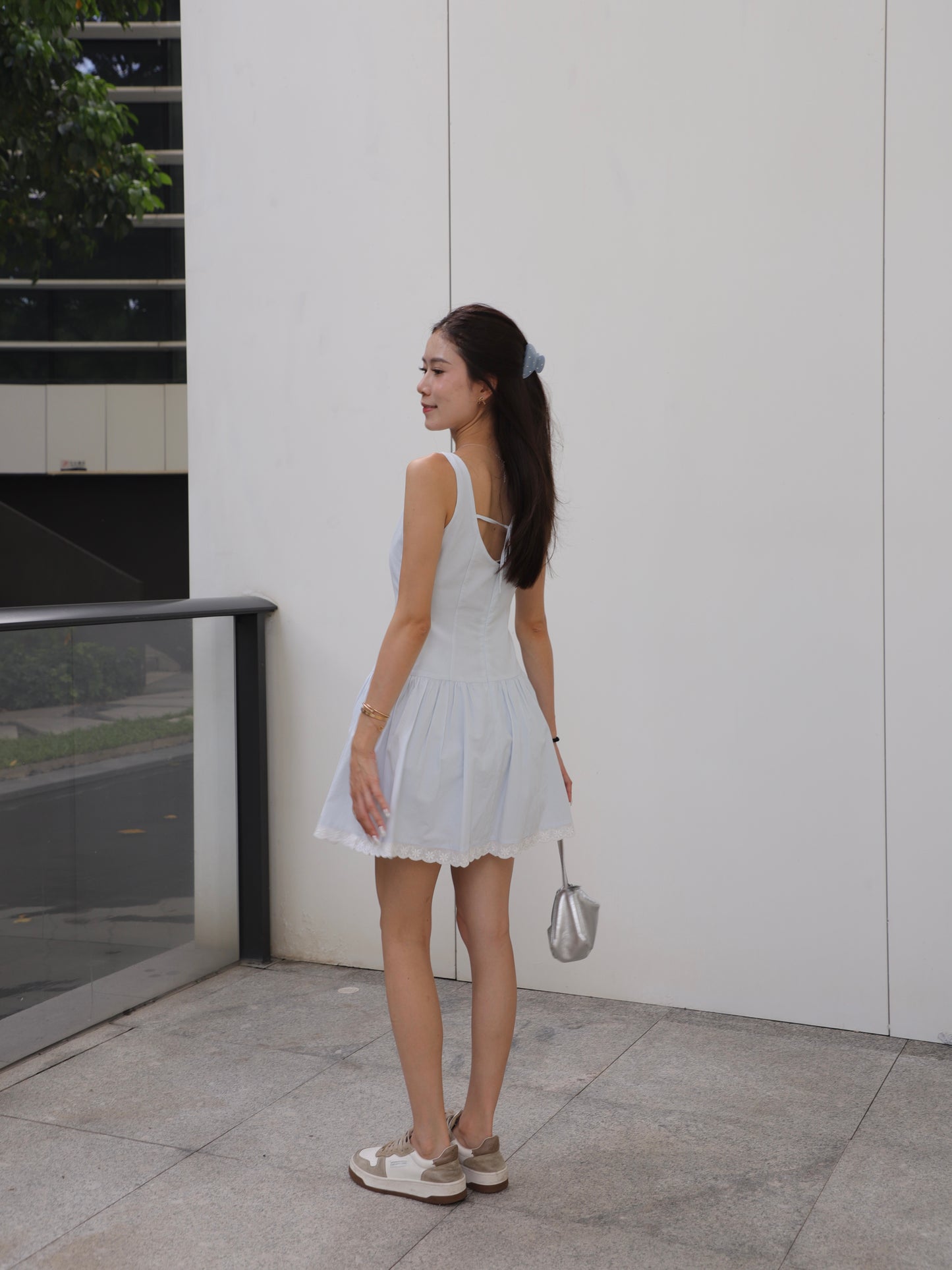 Shirt Like Lace Princess Mini Dress