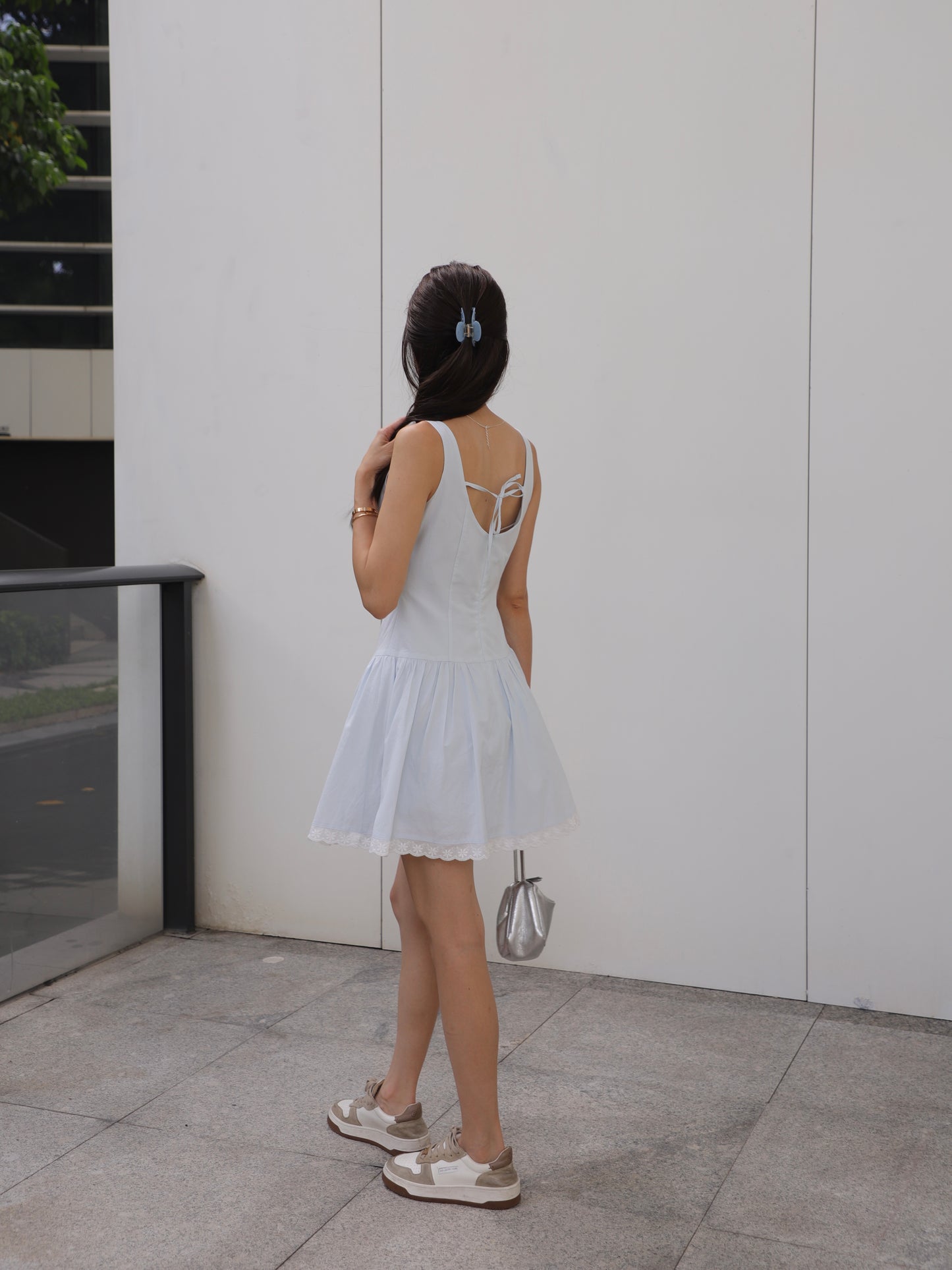Shirt Like Lace Princess Mini Dress