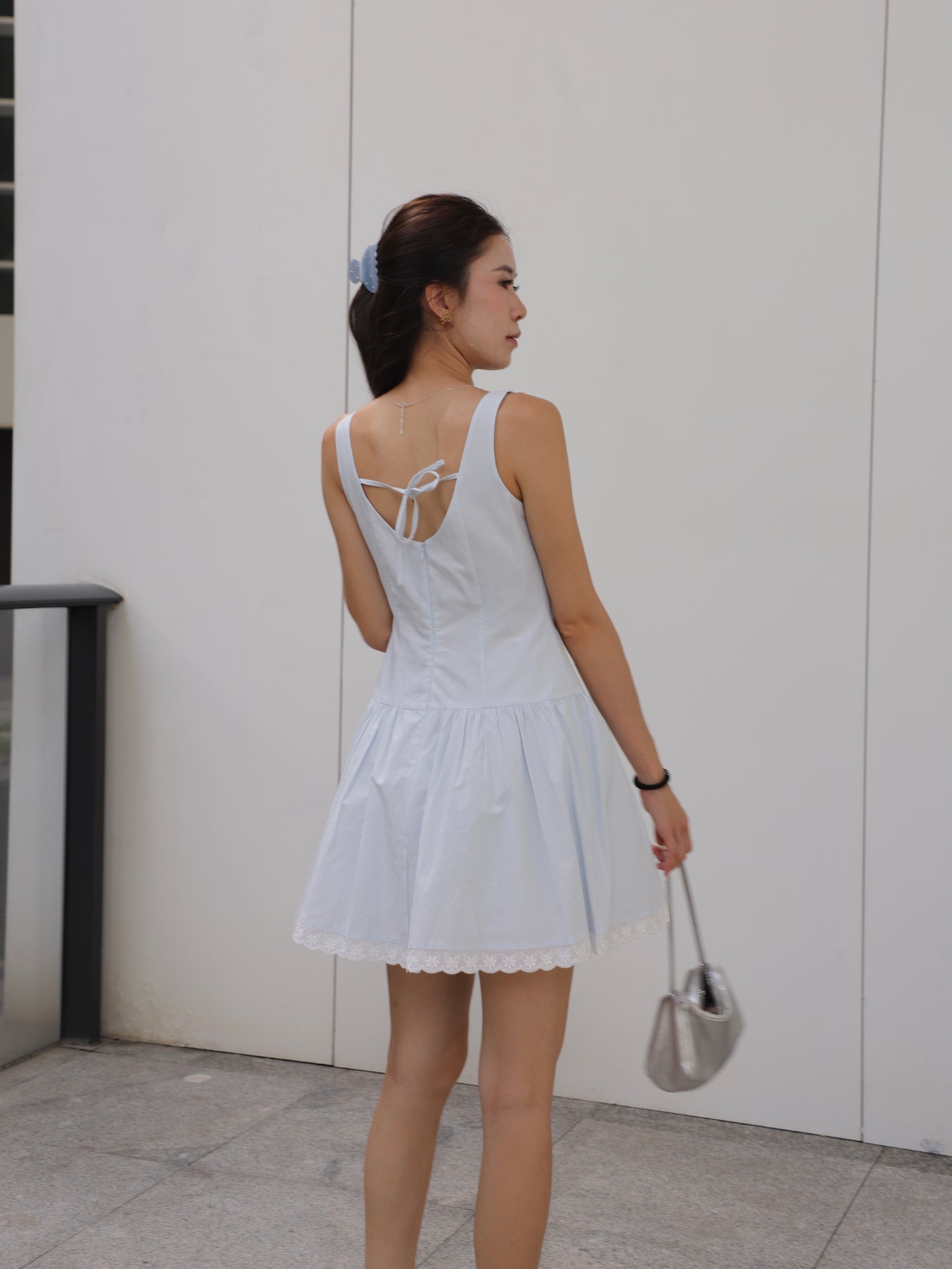 Shirt Like Lace Princess Mini Dress