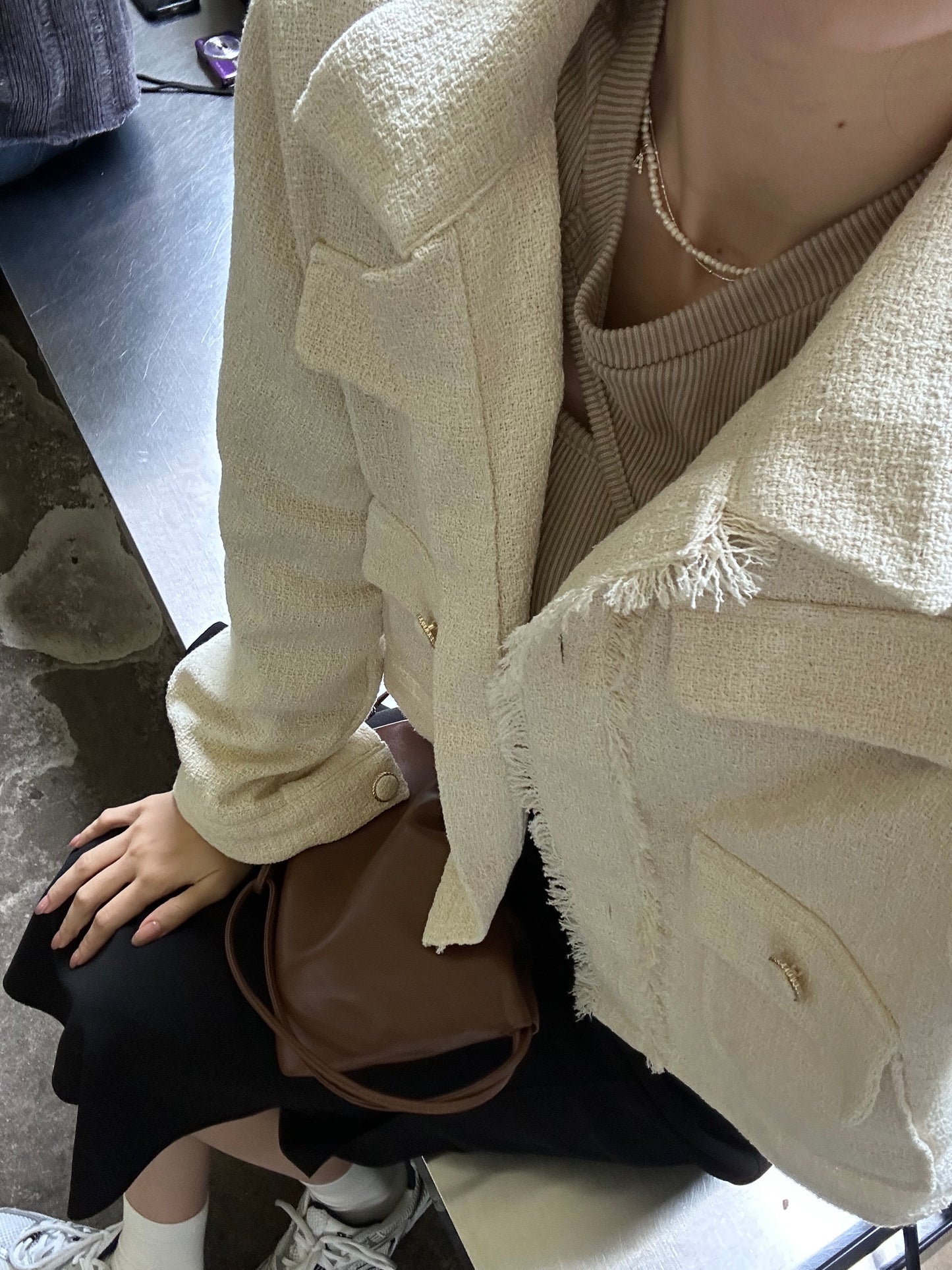 Dumpling Real Leather Bag