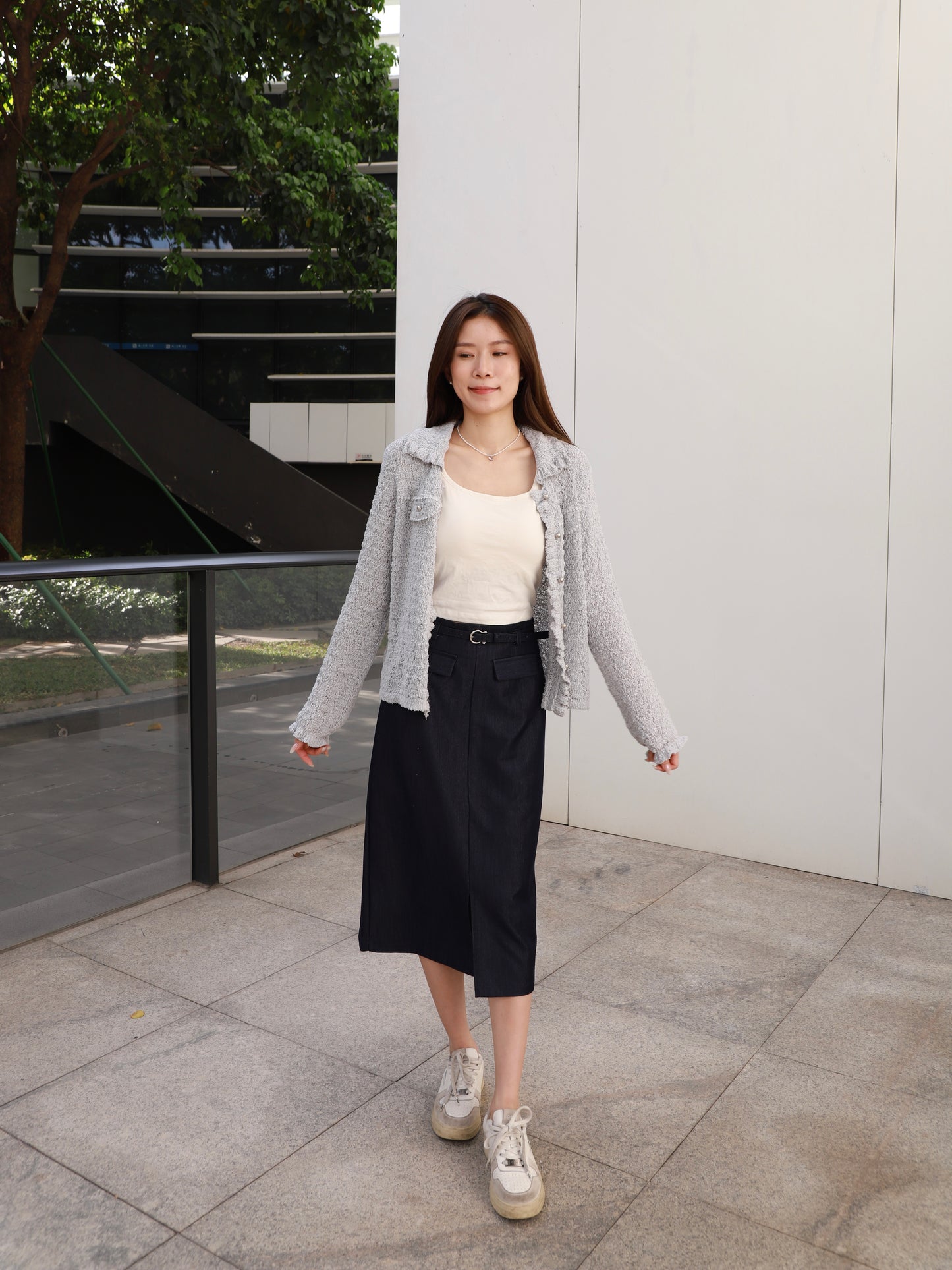 Pearl Button Lacey Cardigan
