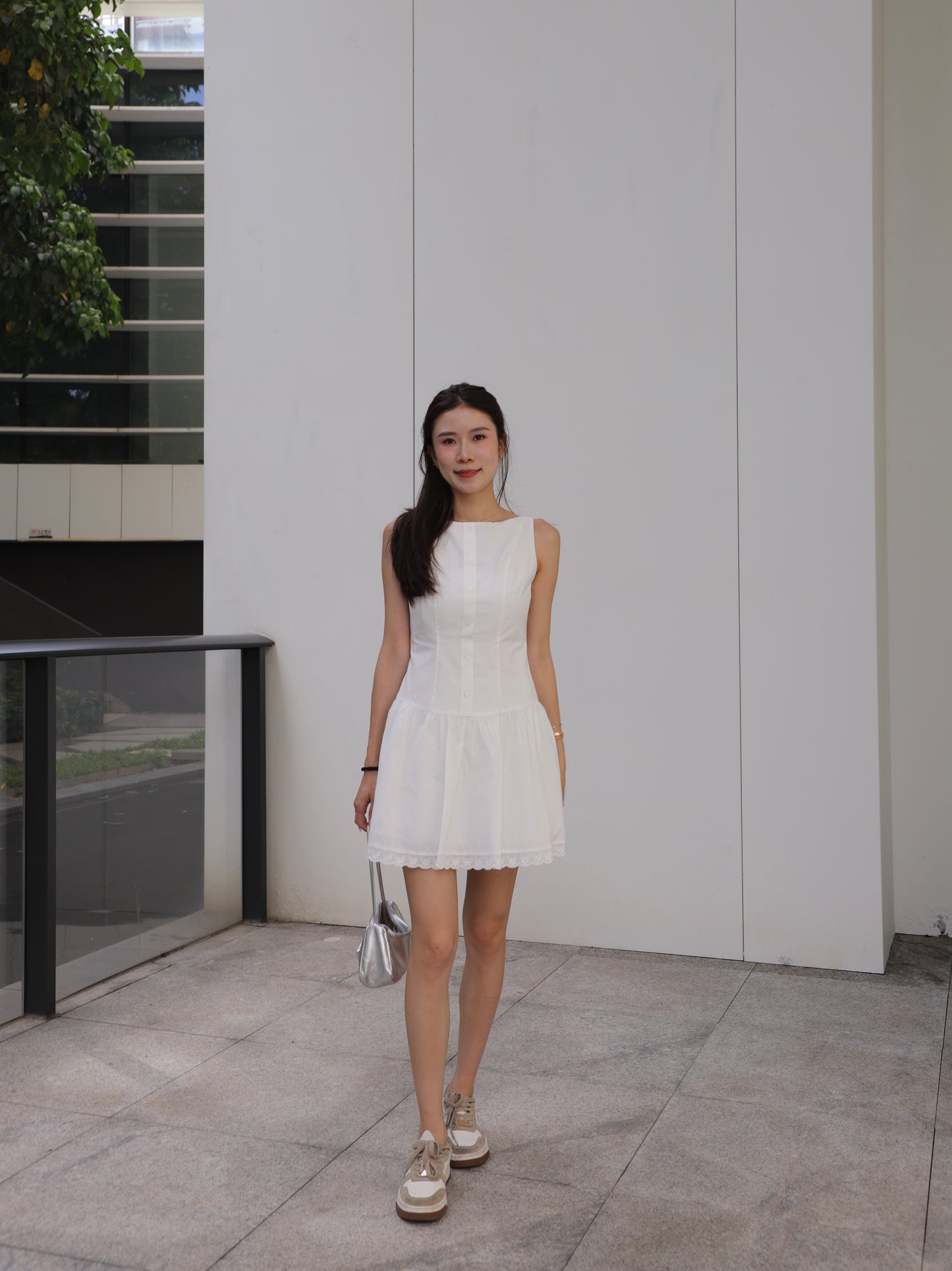 Shirt Like Lace Princess Mini Dress