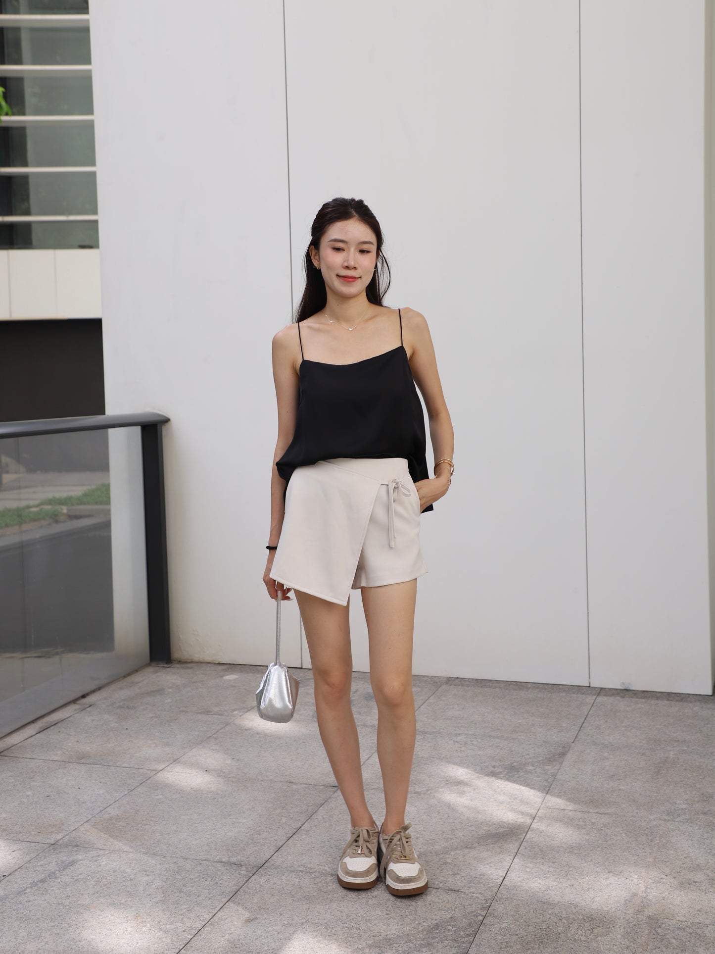 Thin Line Silk Tank Top