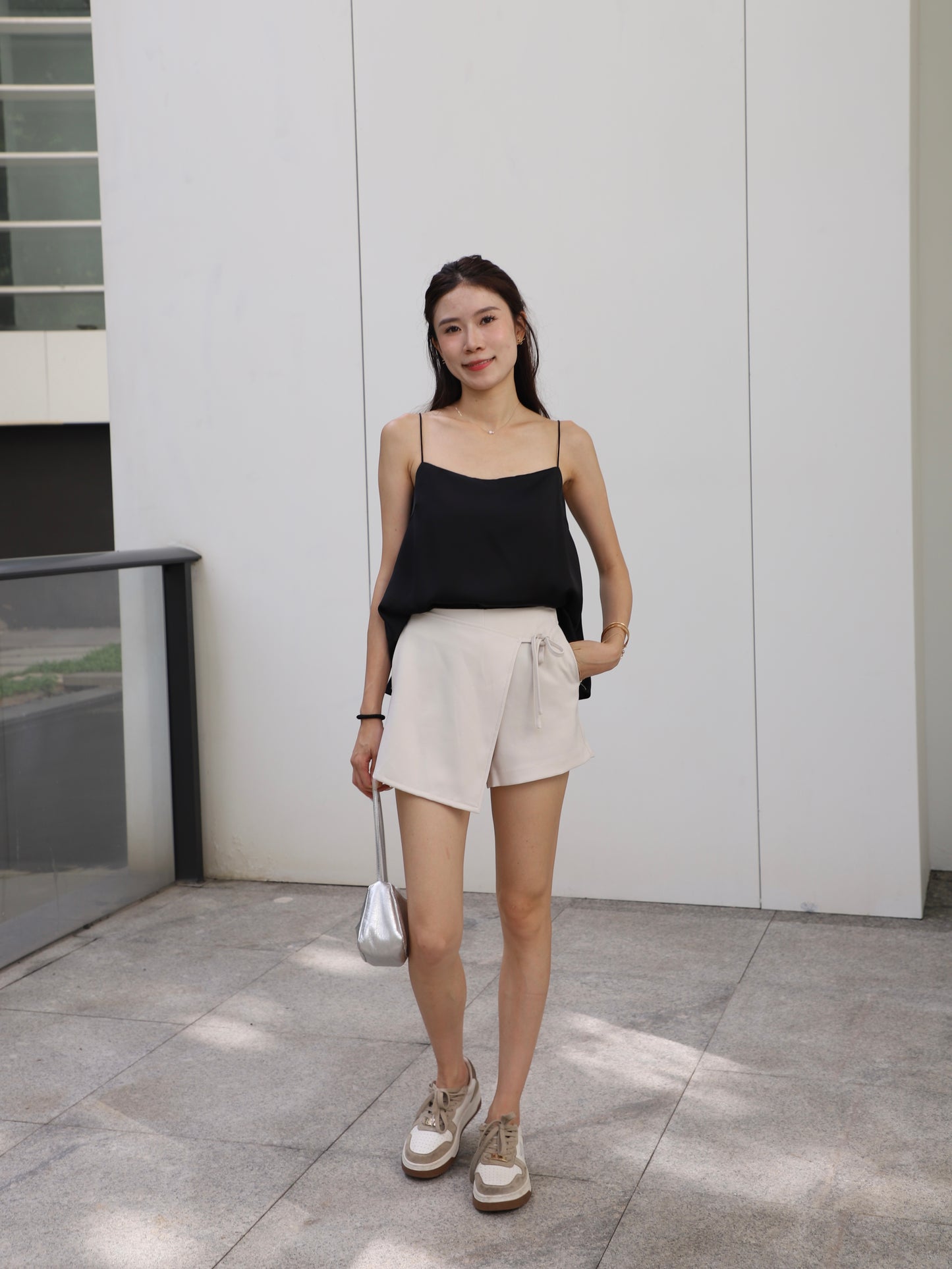 Thin Line Silk Tank Top