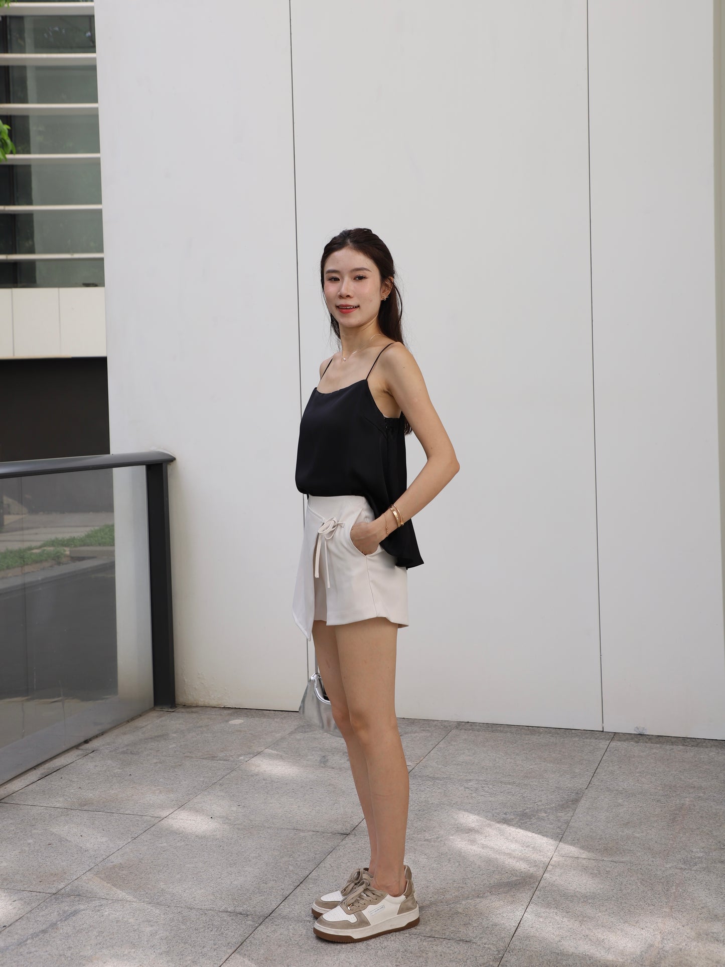 Thin Line Silk Tank Top