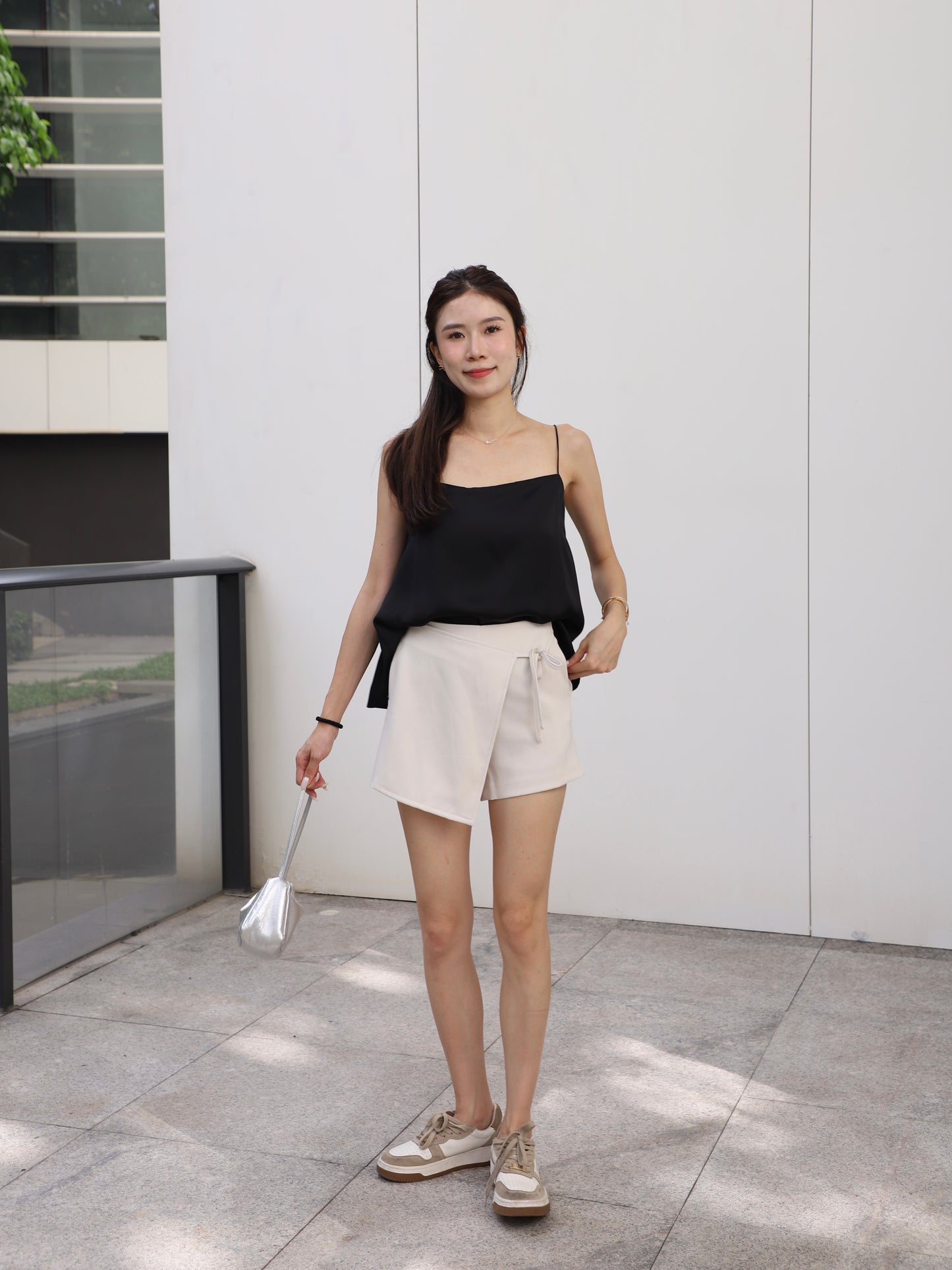 Thin Line Silk Tank Top