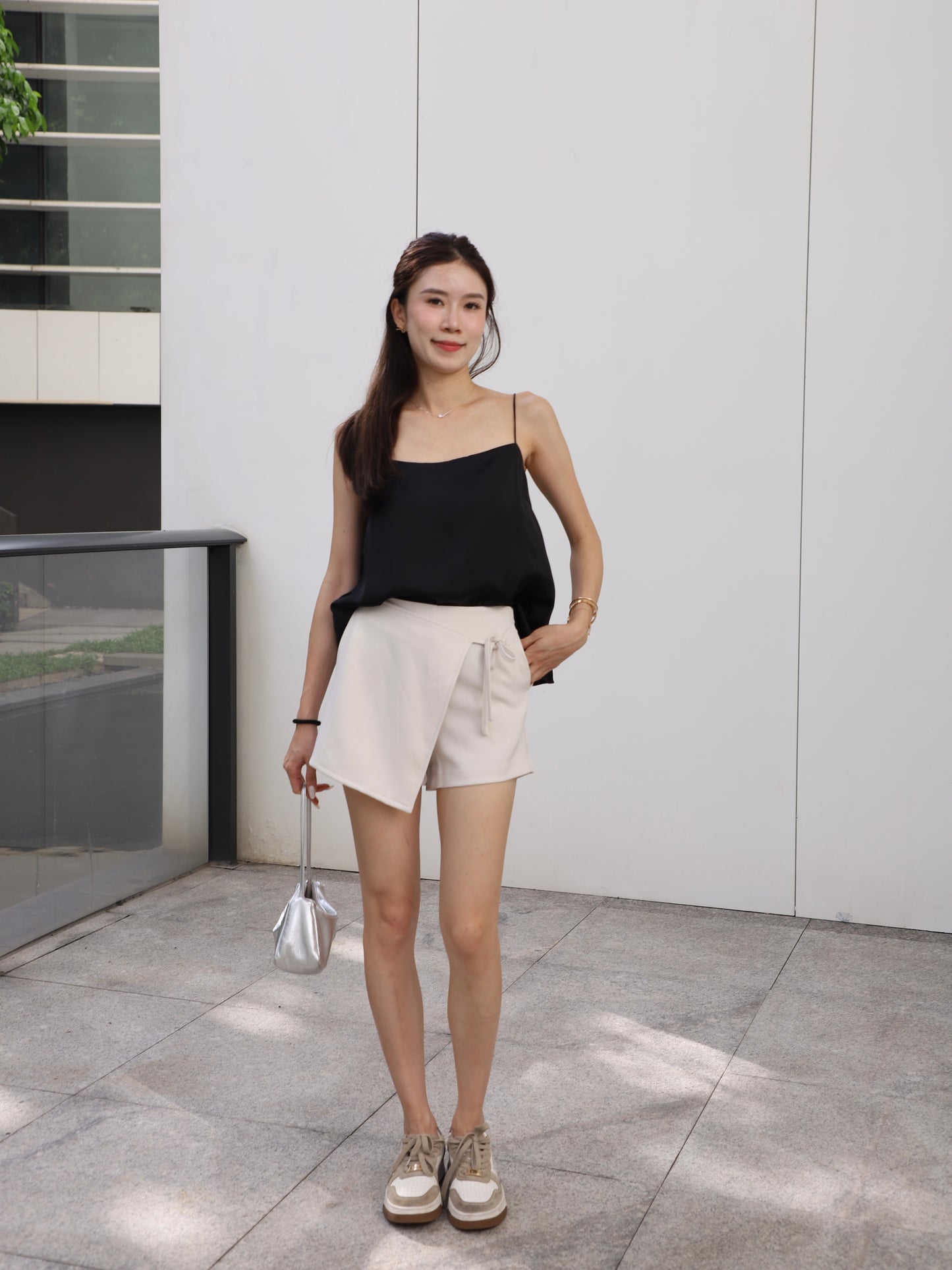 Thin Line Silk Tank Top