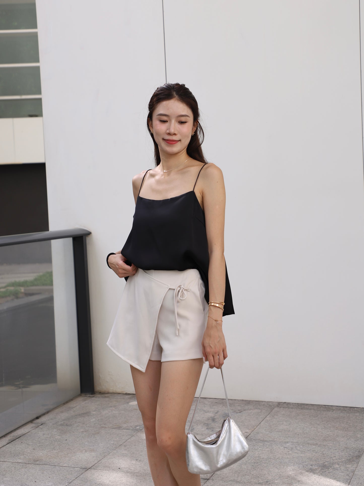Thin Line Silk Tank Top