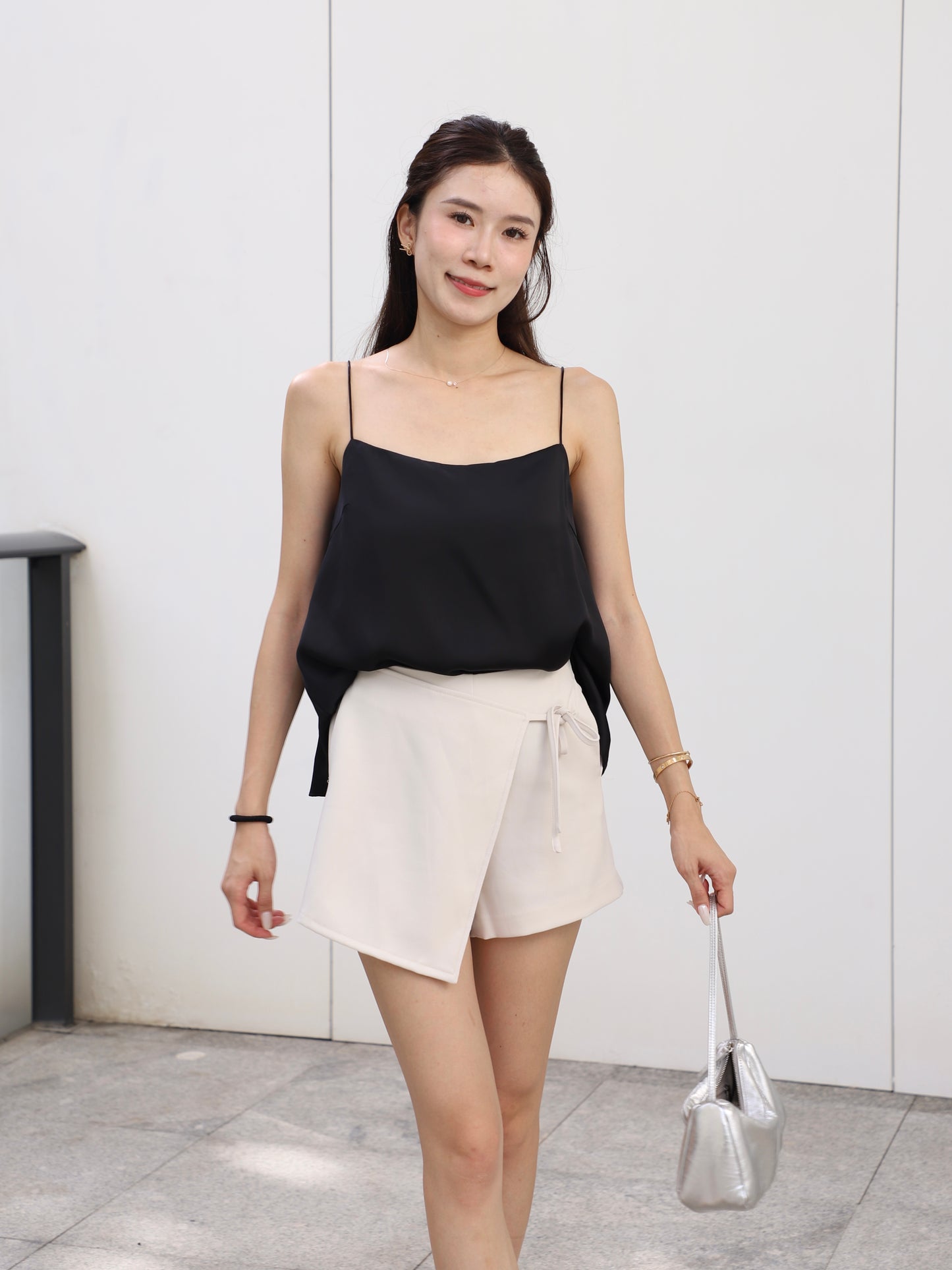 Thin Line Silk Tank Top
