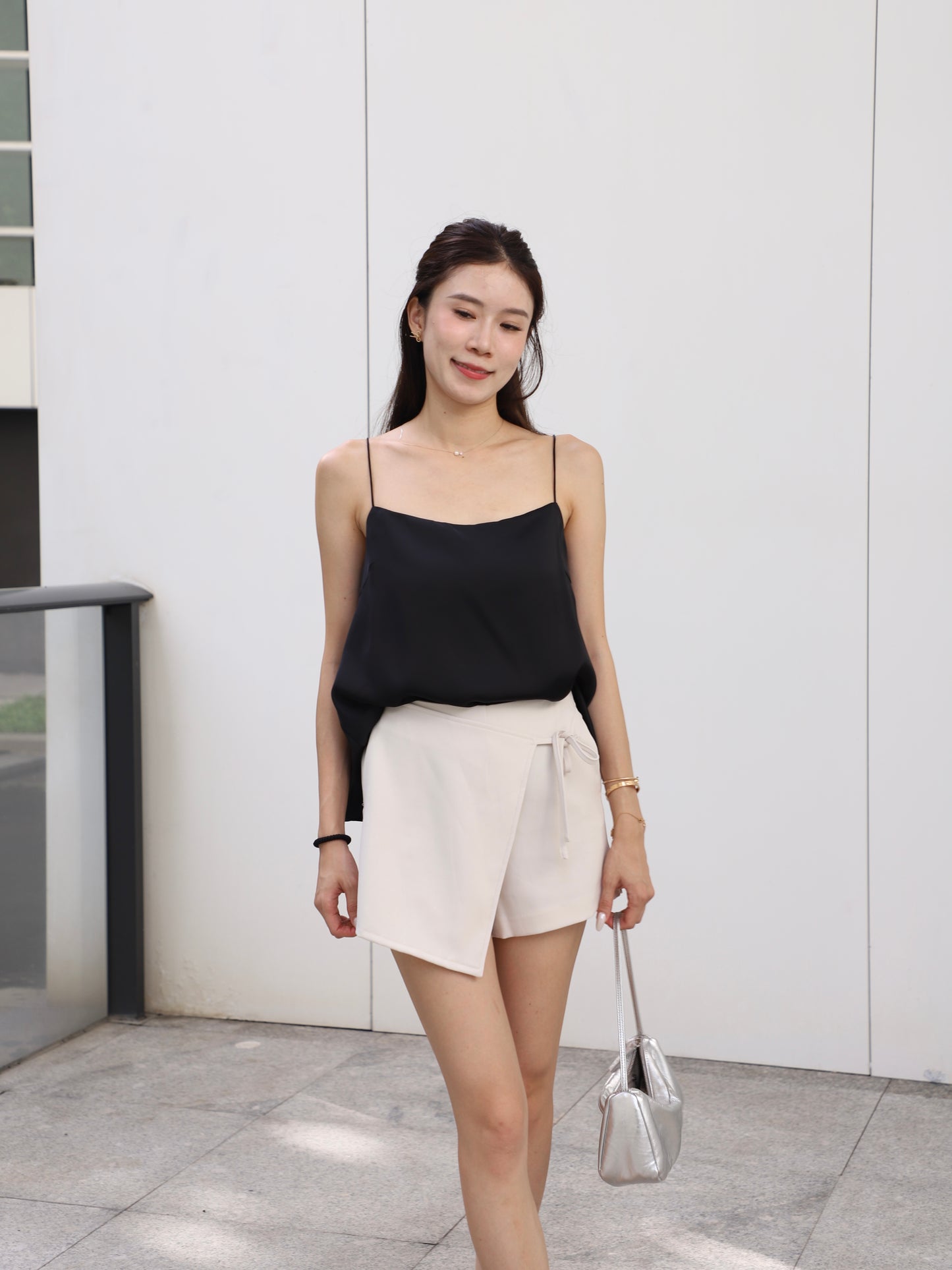 Thin Line Silk Tank Top