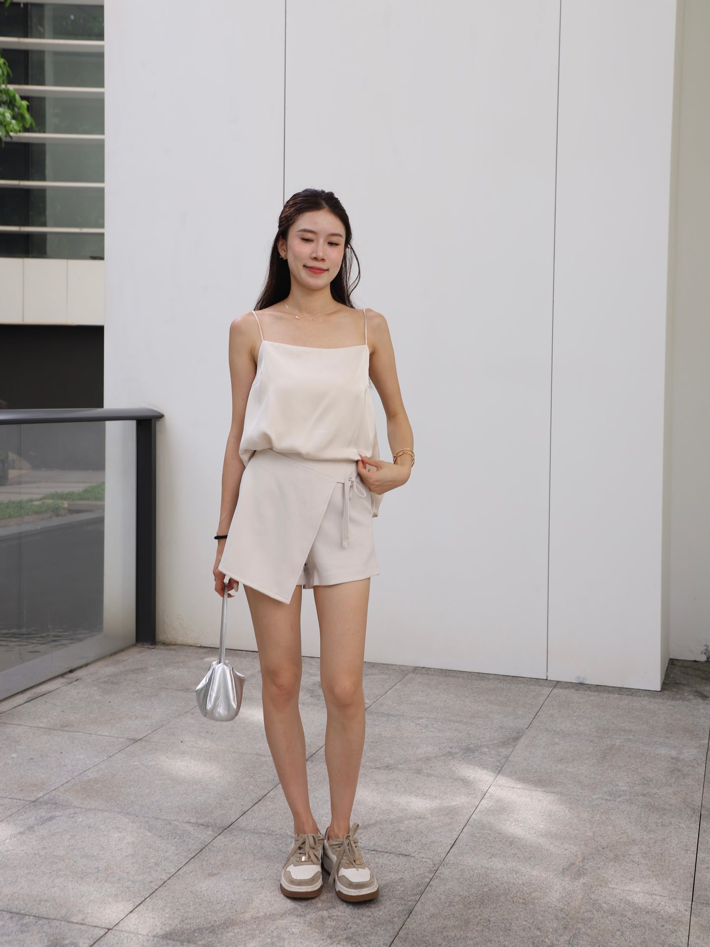 Thin Line Silk Tank Top