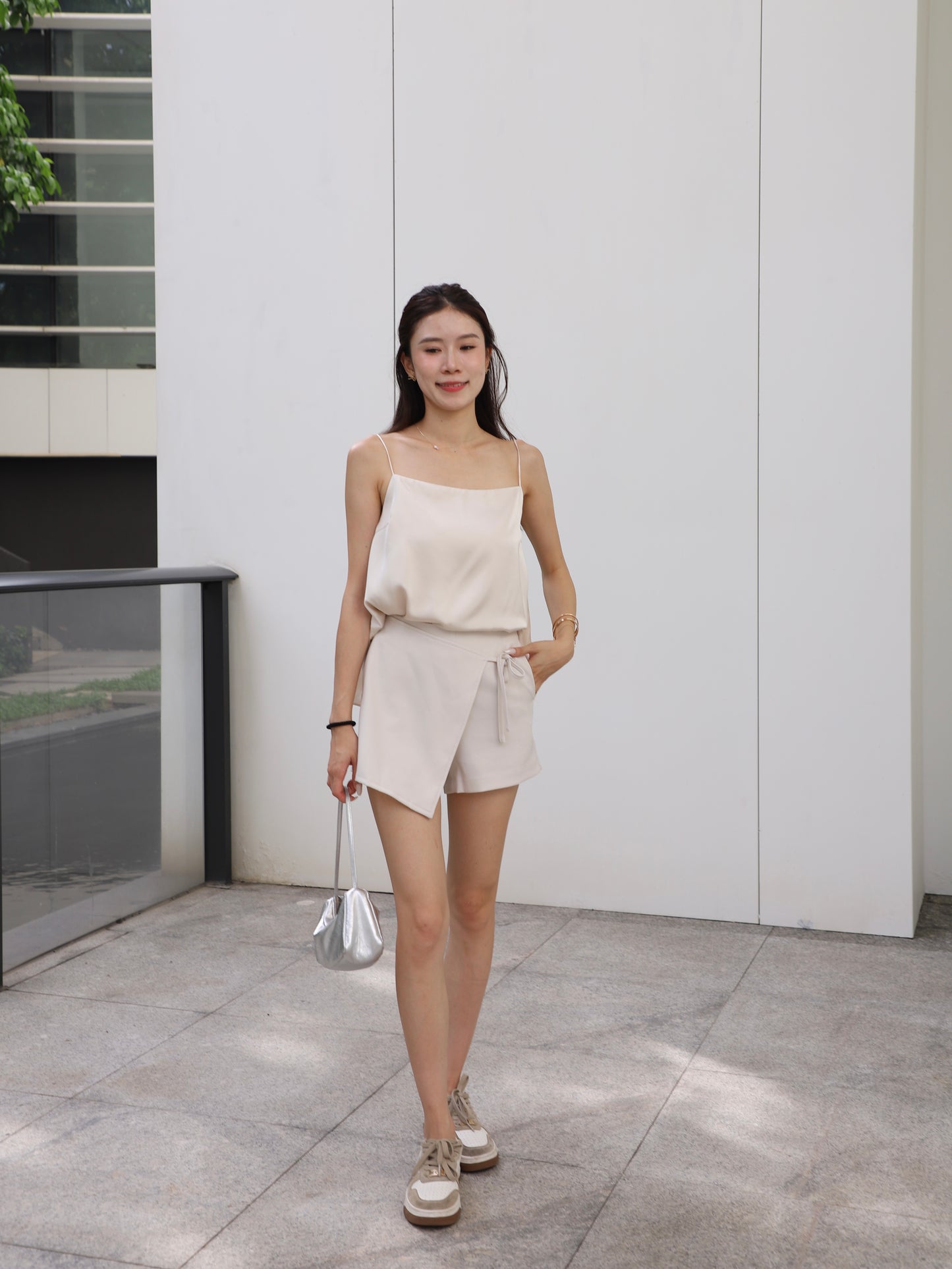 Thin Line Silk Tank Top