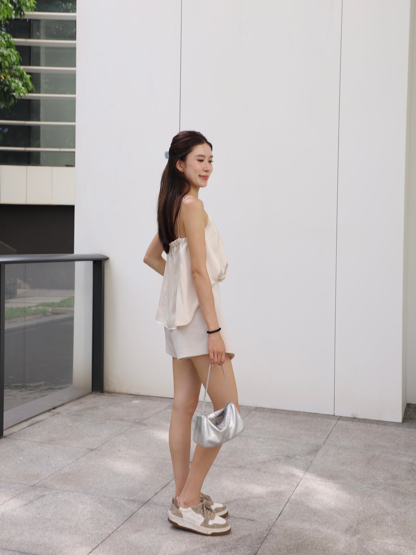 Thin Line Silk Tank Top