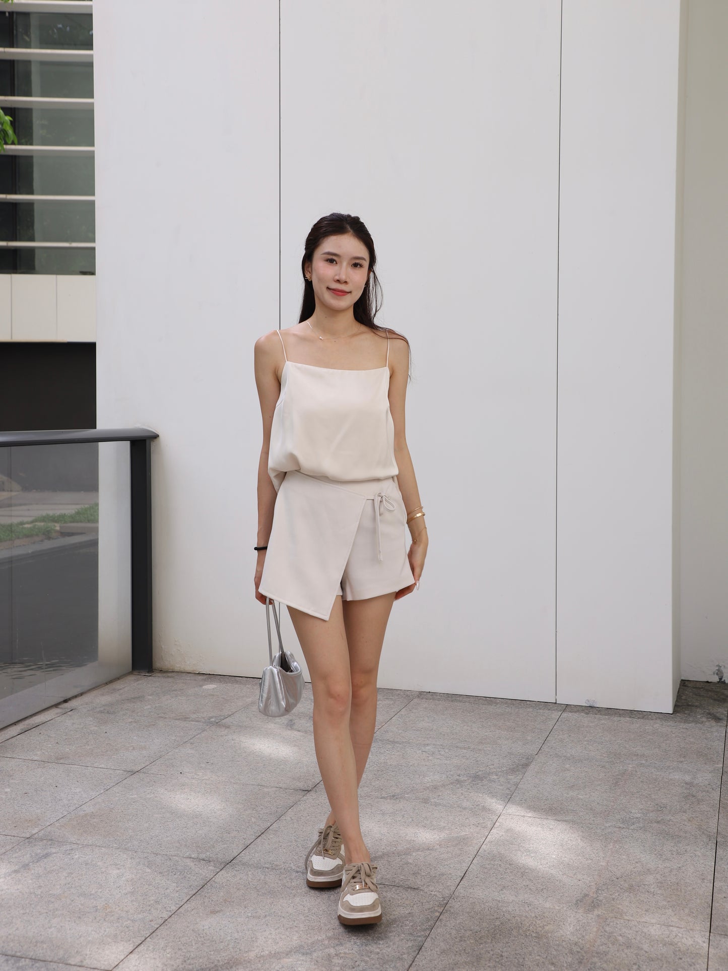 Thin Line Silk Tank Top