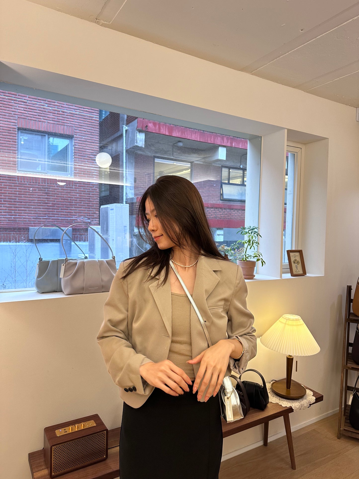 Cropped Basic Blazer