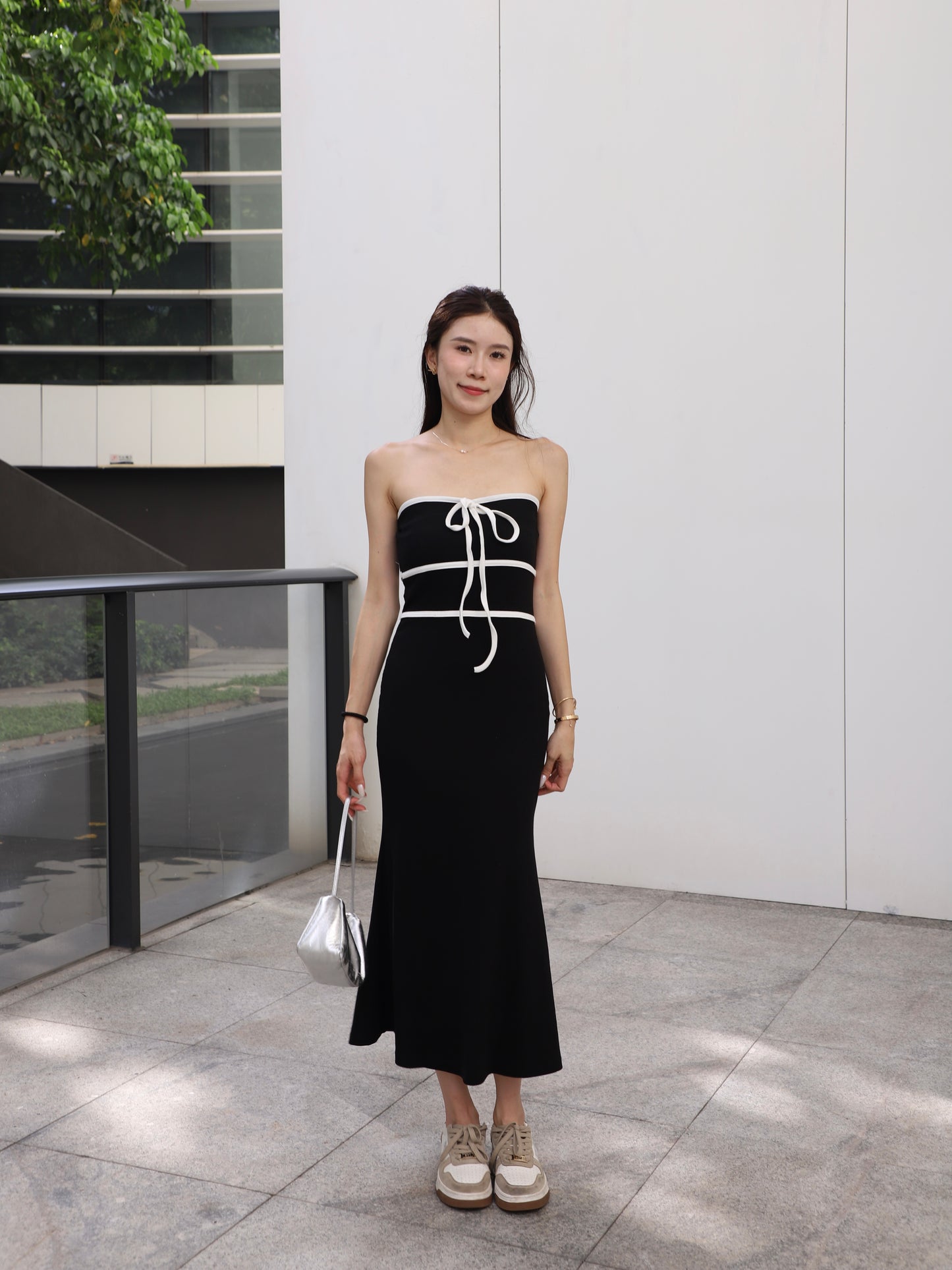 Two Lined Maxi Dress