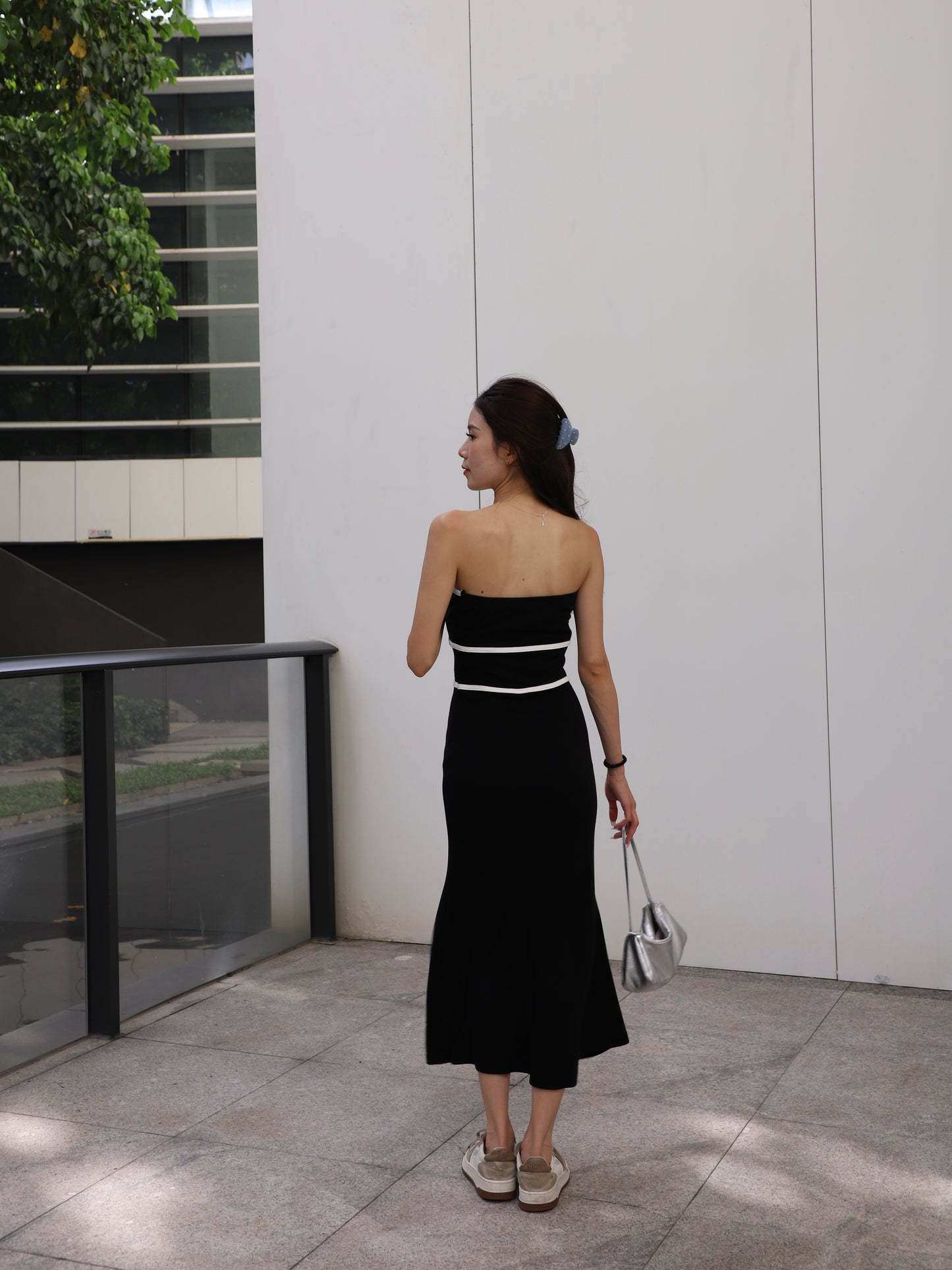 Two Lined Maxi Dress