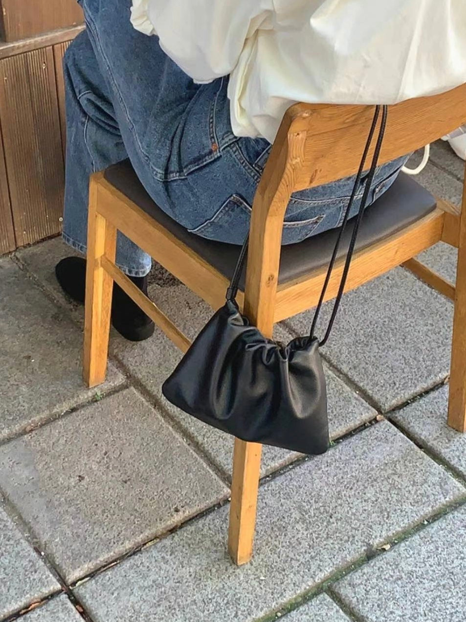 Dumpling Real Leather Bag