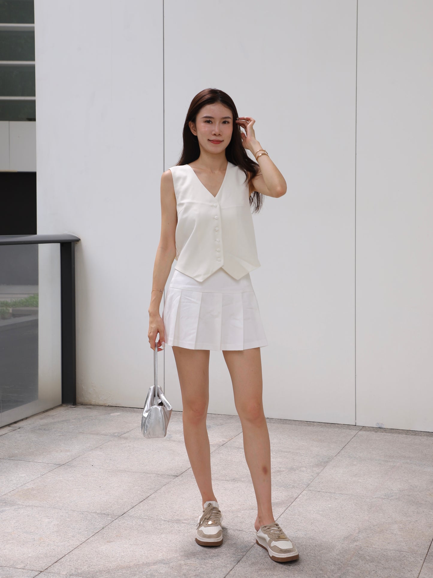 Mix Silk Vest Top