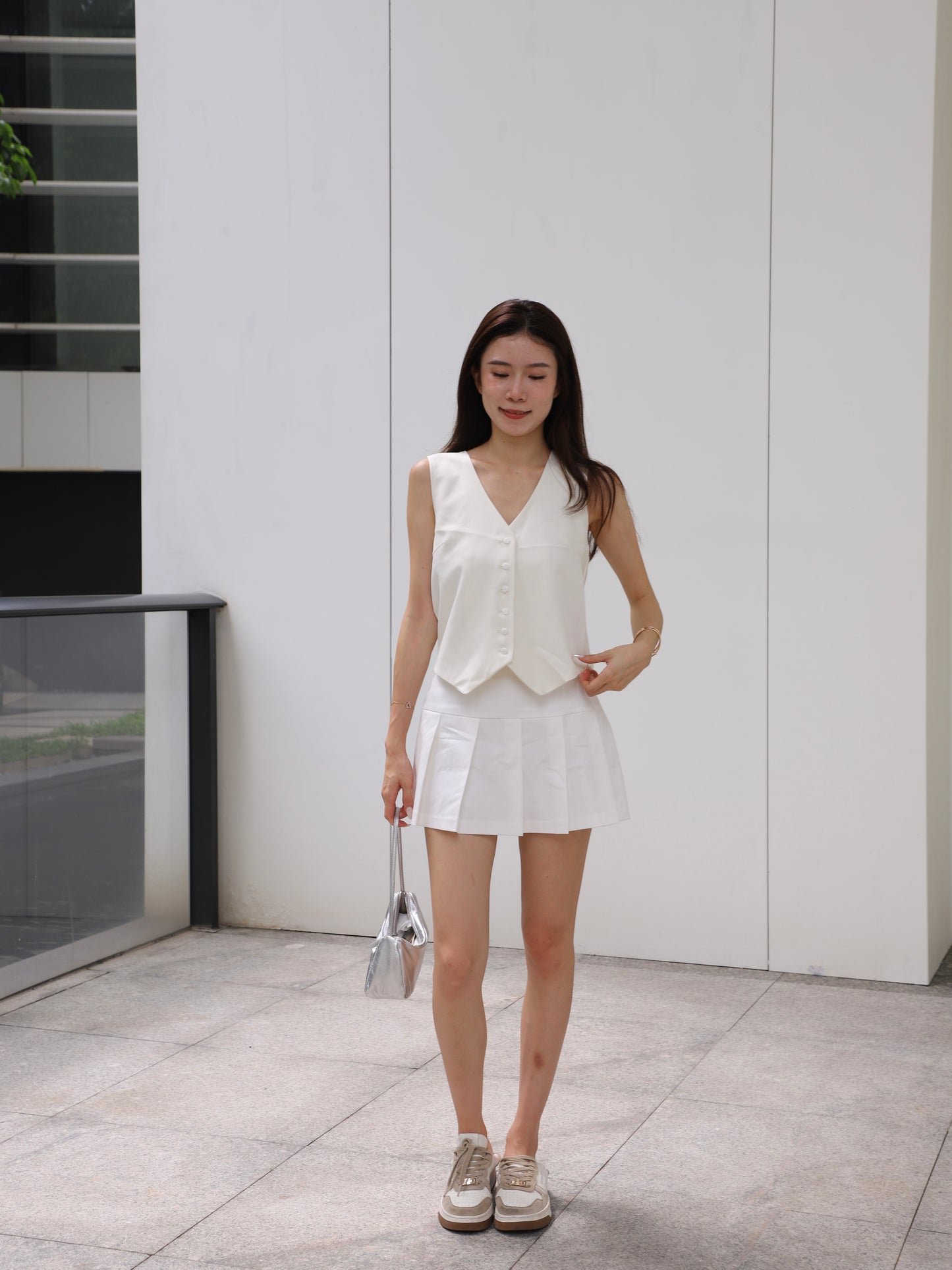Mix Silk Vest Top