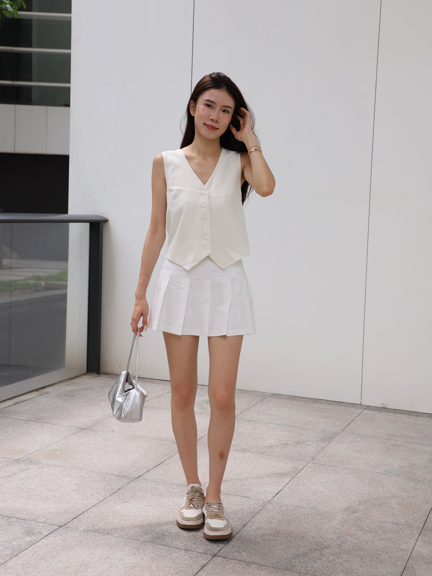 Mix Silk Vest Top