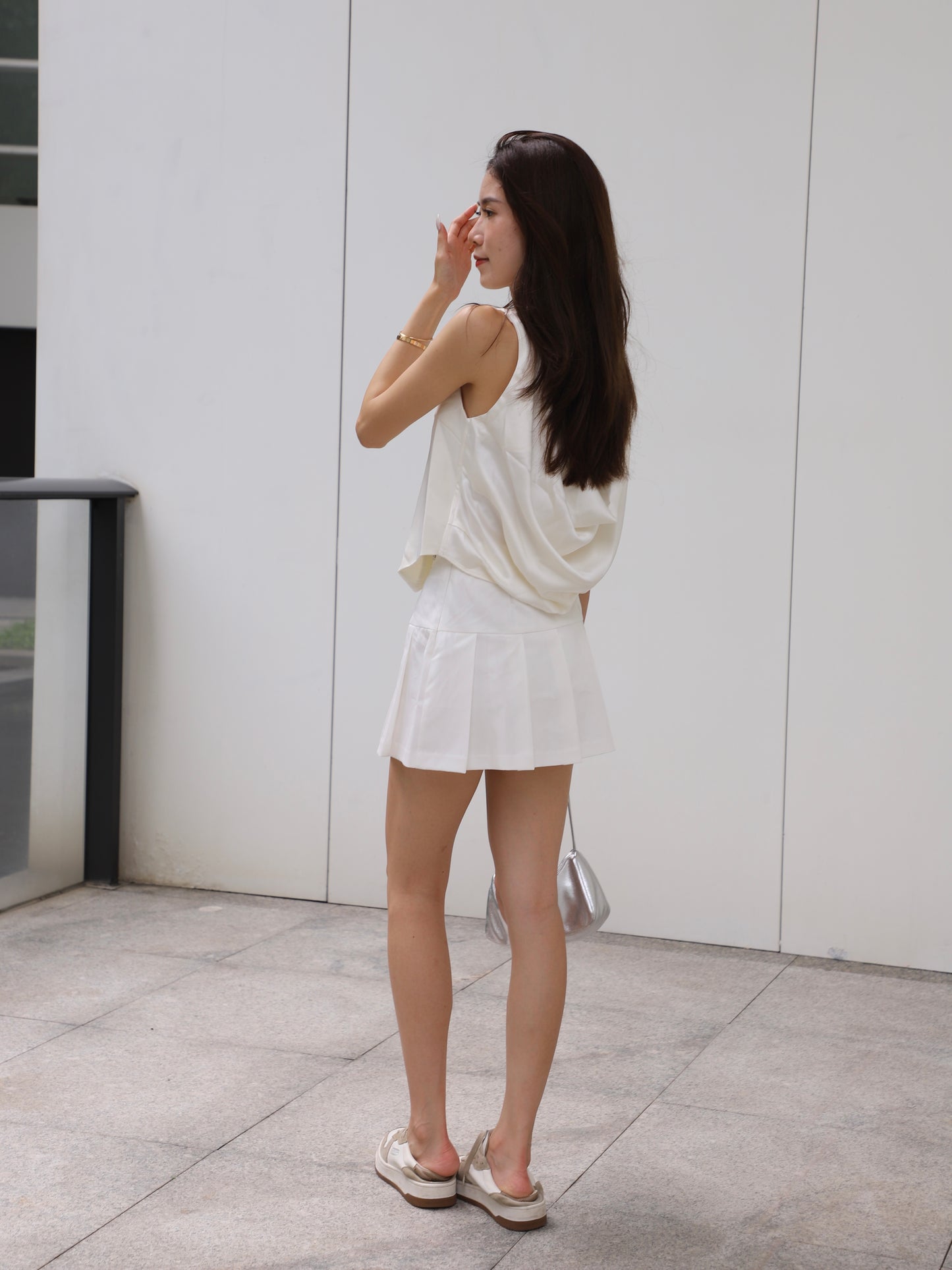 Mix Silk Vest Top