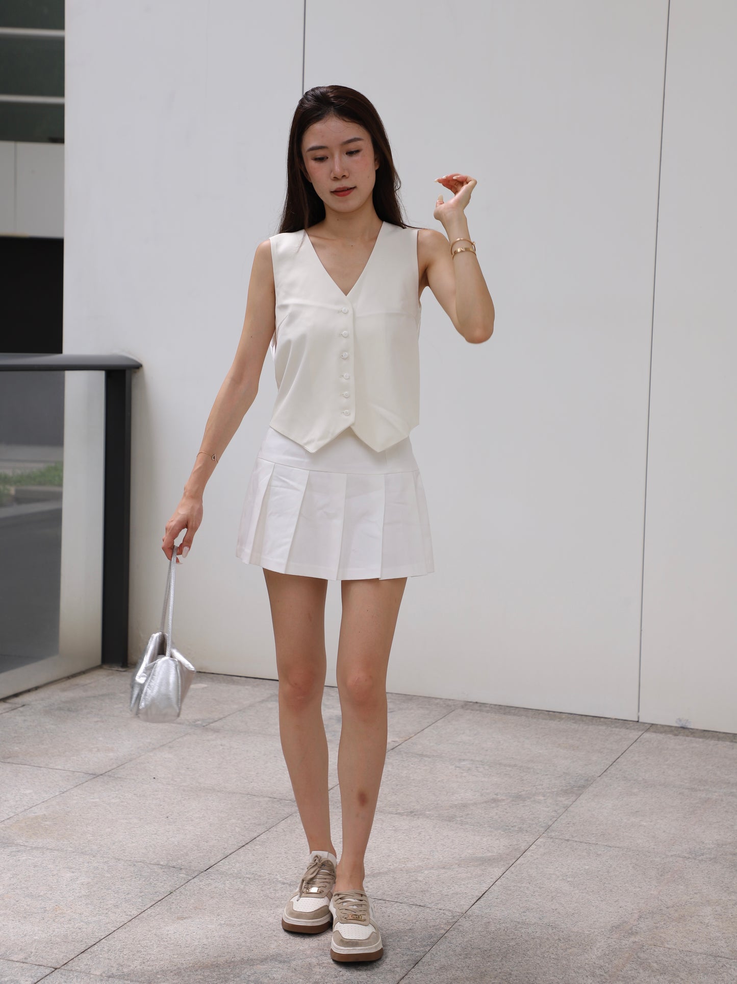 Mix Silk Vest Top