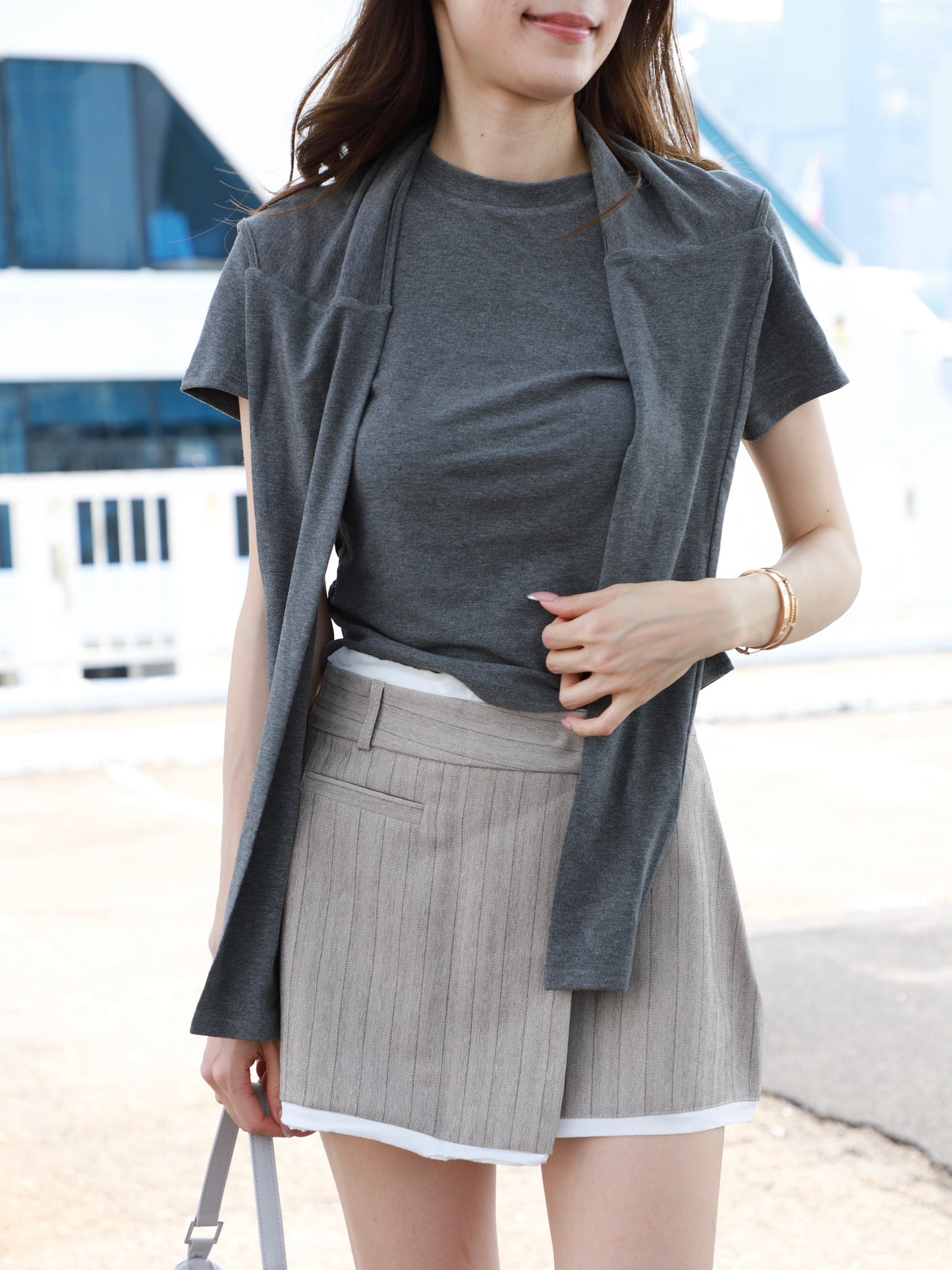 White Layered Skirt