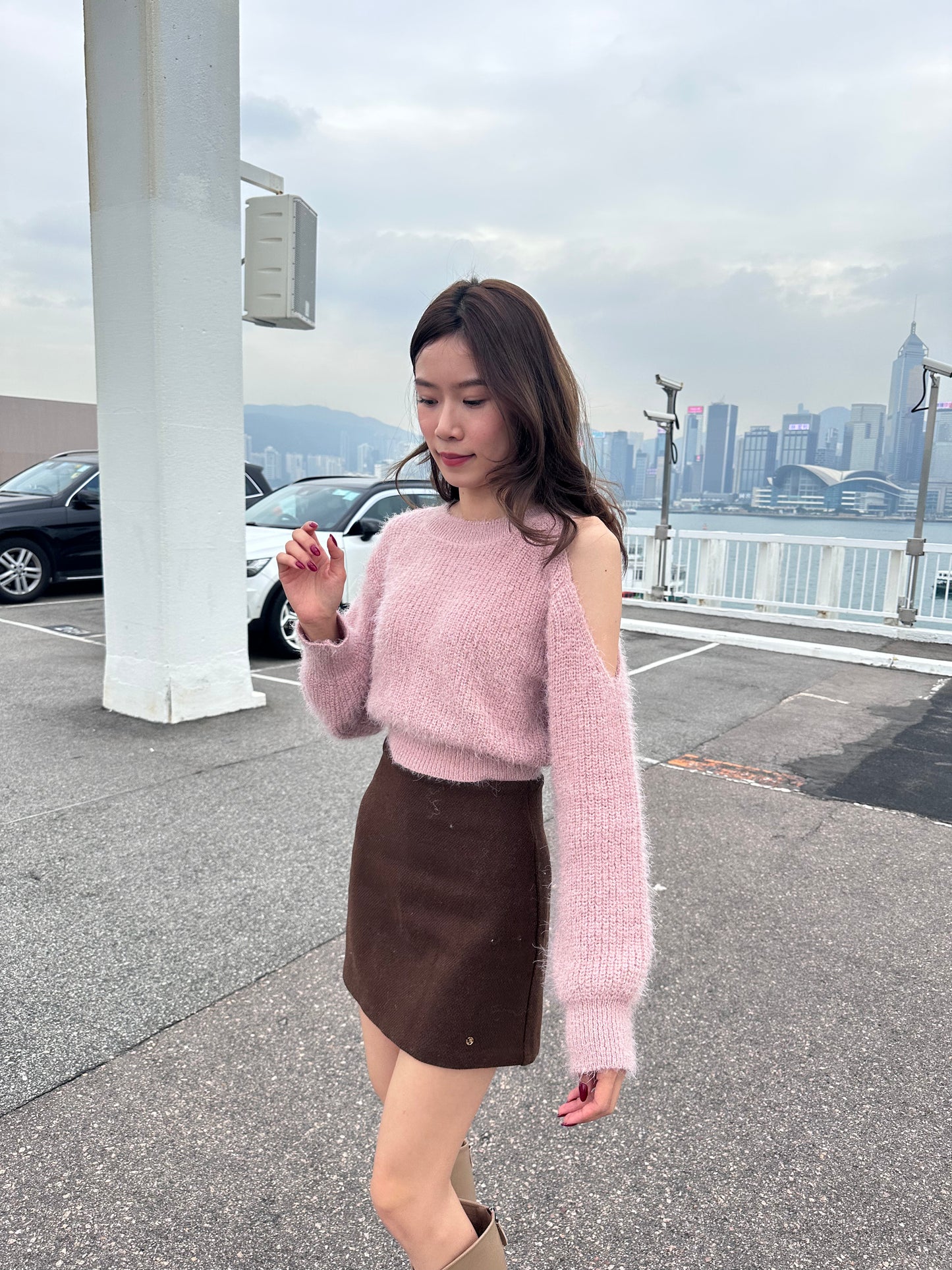 Elsa Fluffy Long Sleeves Sweater