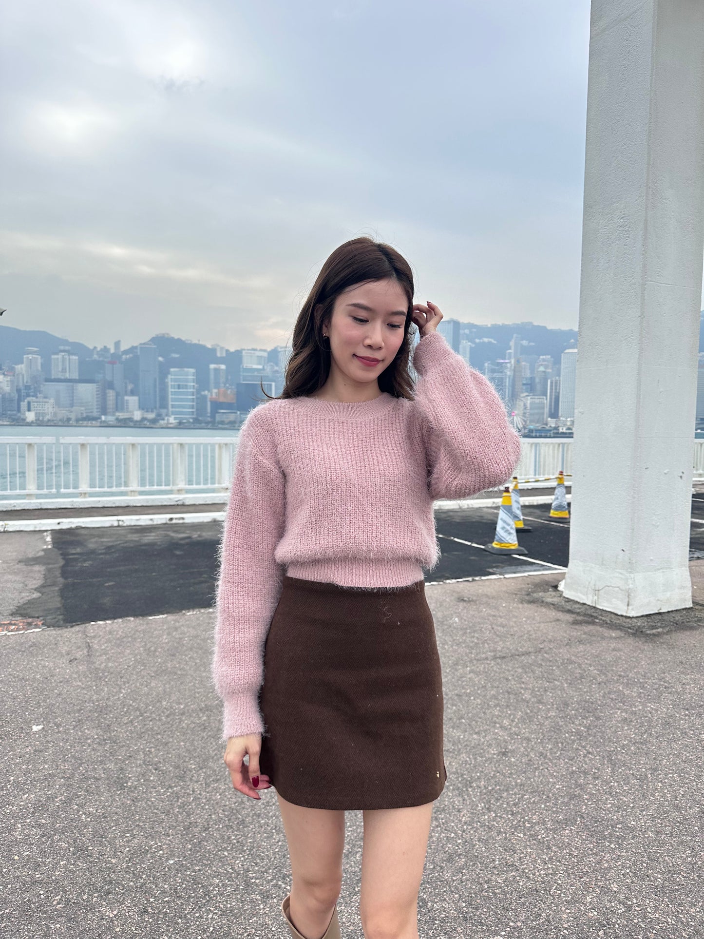 Elsa Fluffy Long Sleeves Sweater