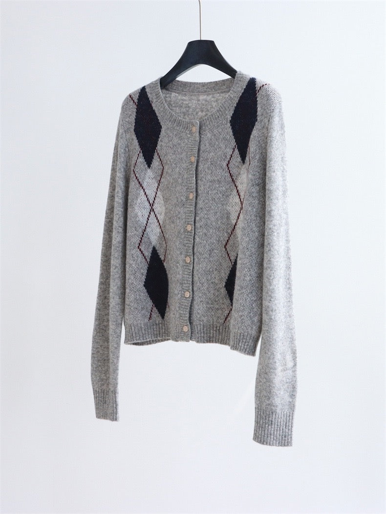 School Style Knitted Set