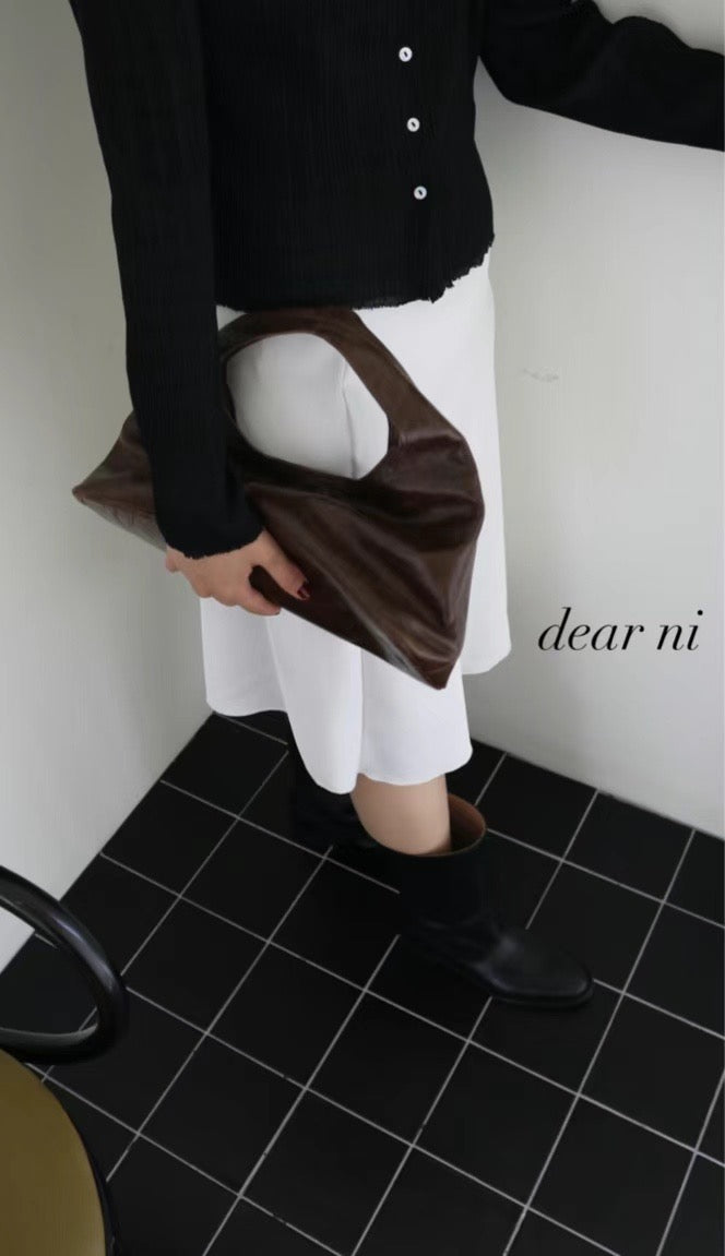 Big Dumpling Leather Bag
