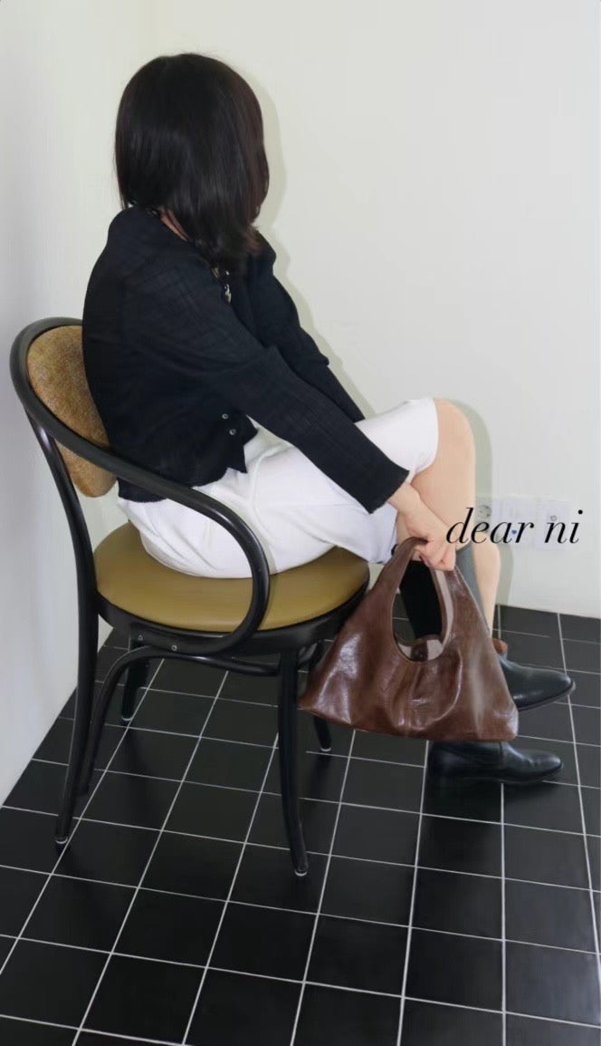 Big Dumpling Leather Bag