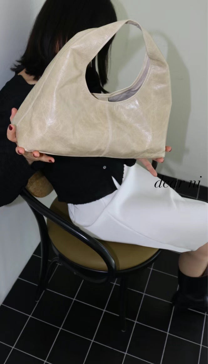 Big Dumpling Leather Bag
