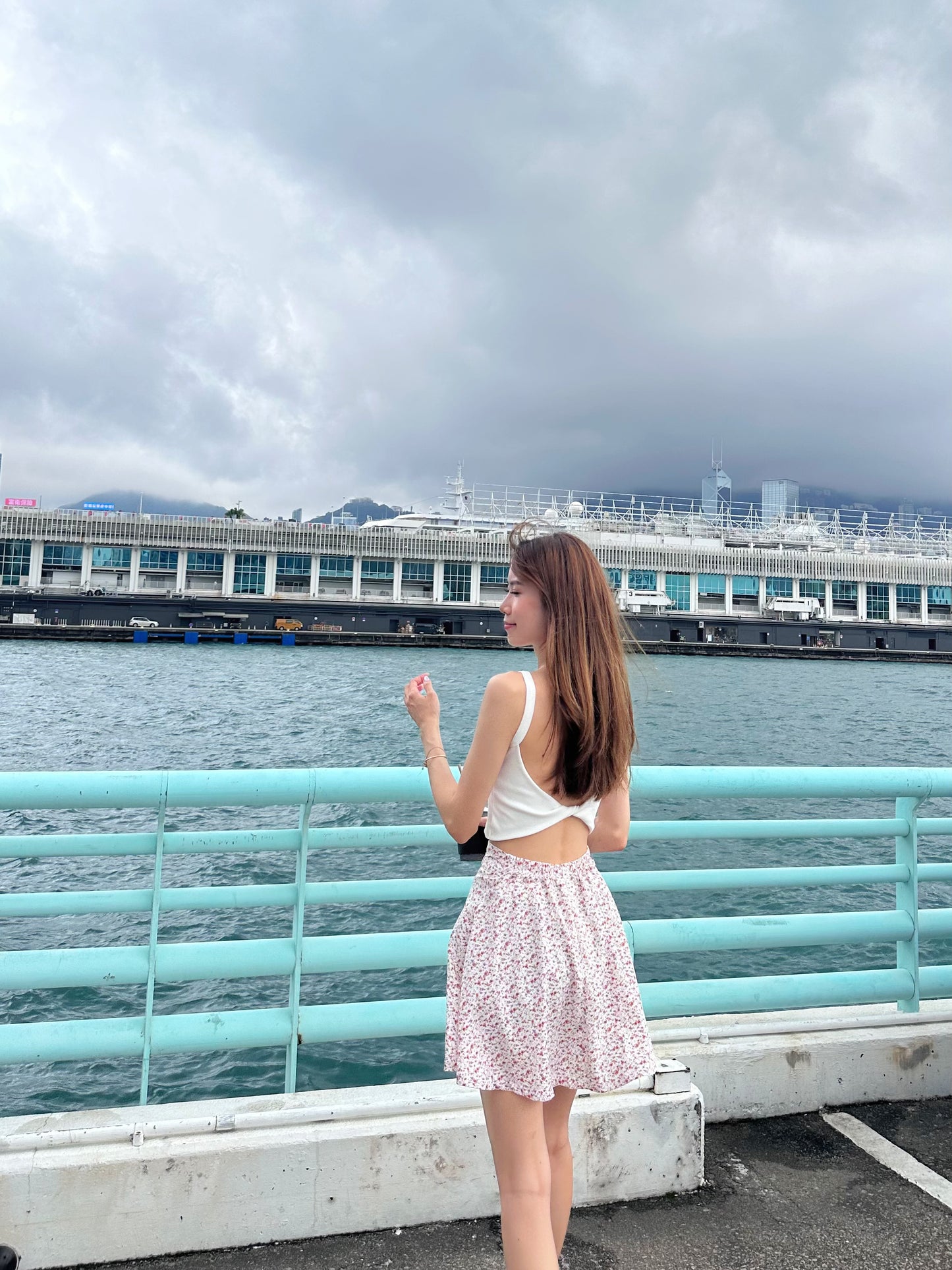 Tied Waist Floral Mini Skirt