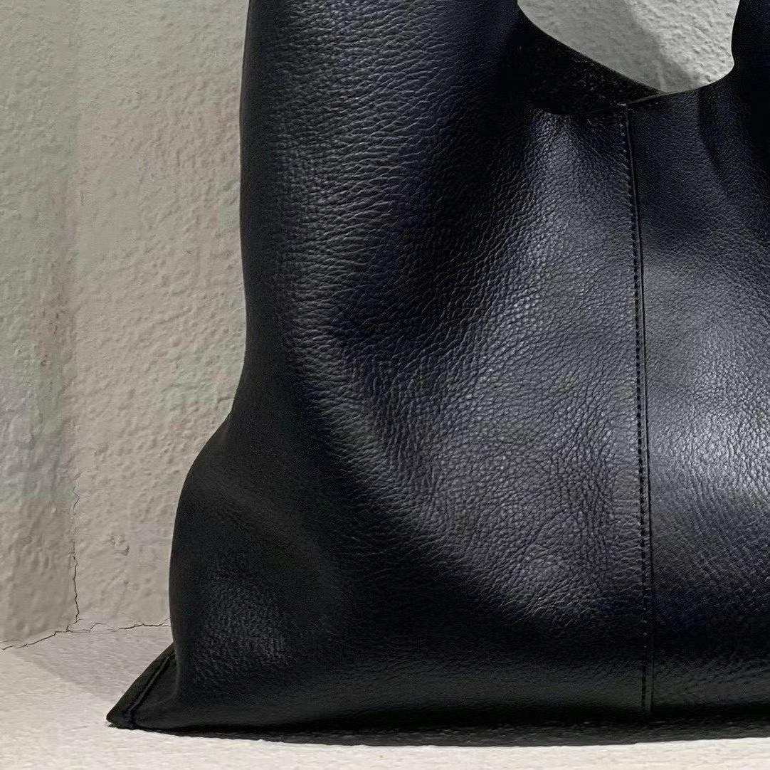 Real Leather Triangle Bag