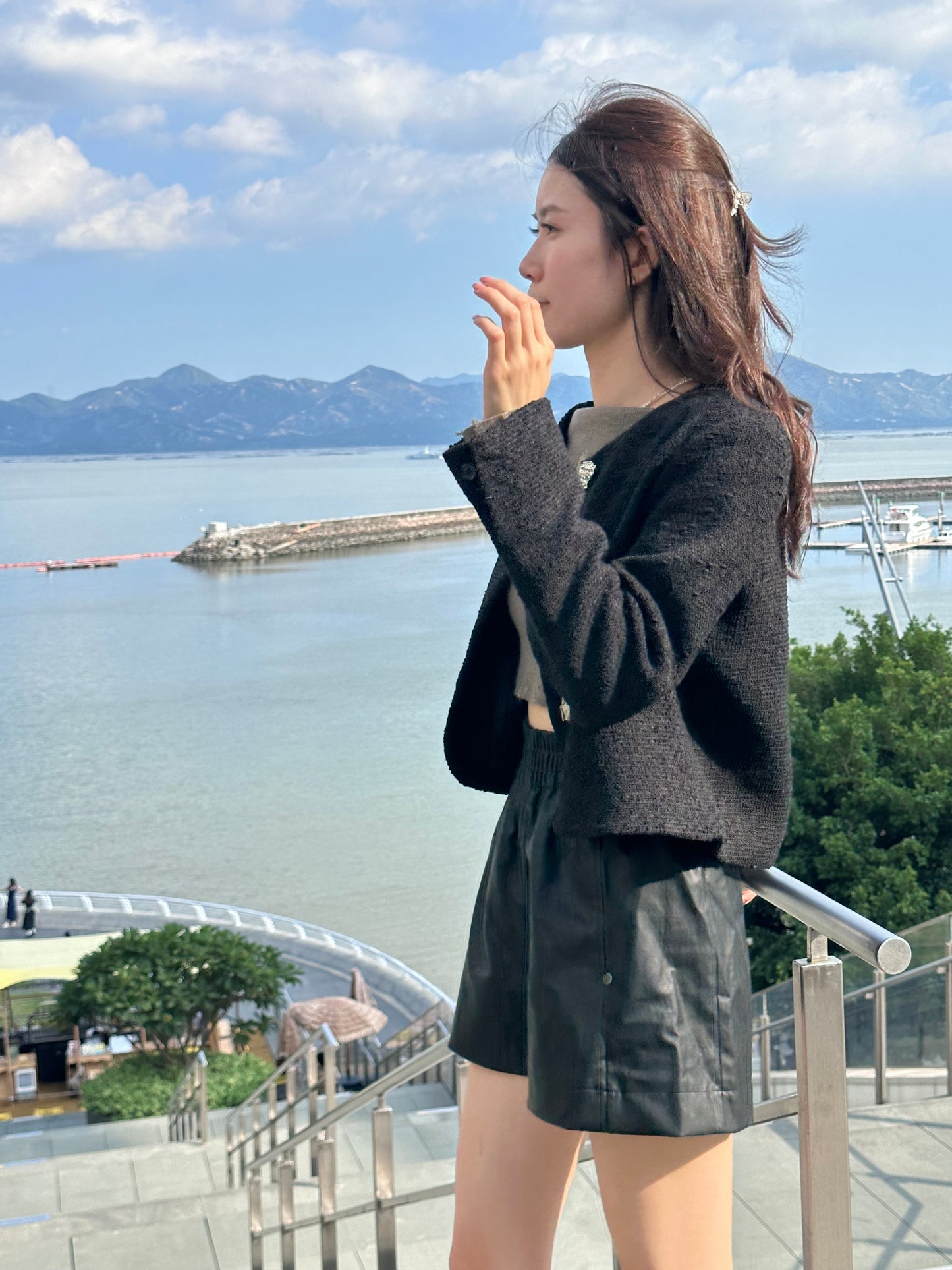 Special Button Tweed Jacket