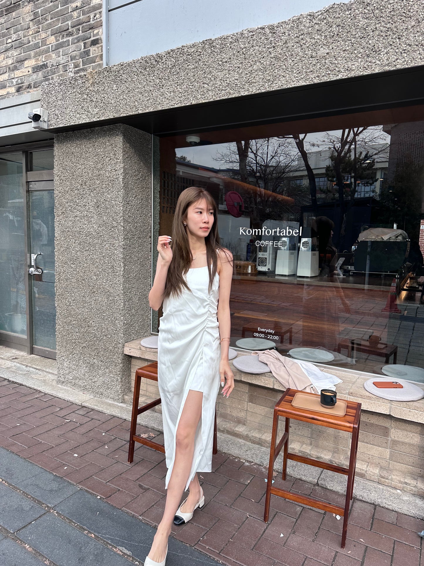 Tied Up Silk Maxi Dress