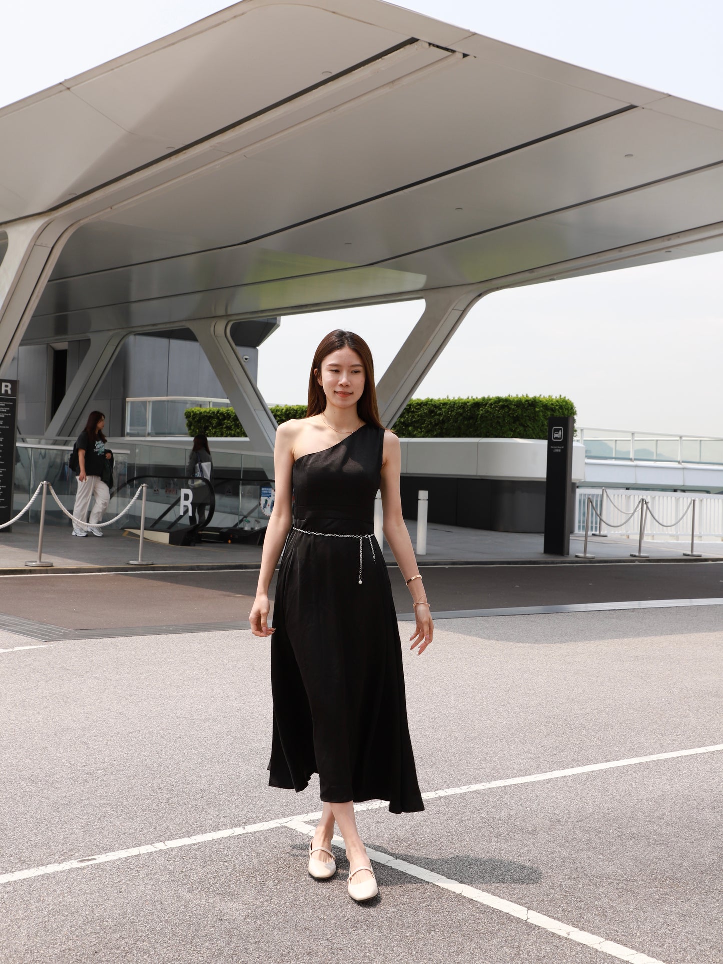 Silky One Off Maxi Dress