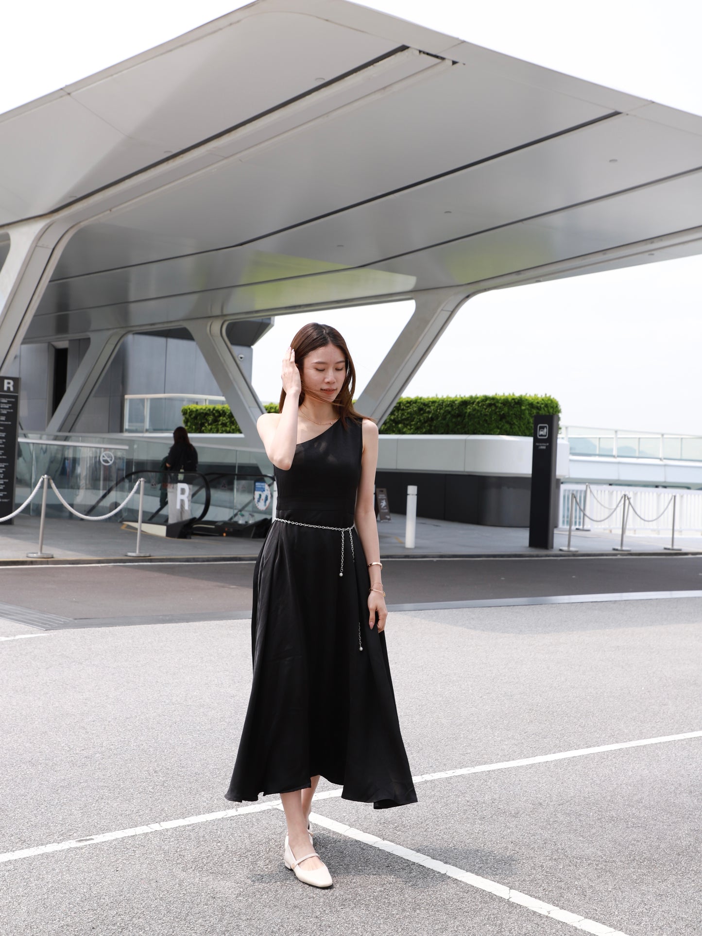 Silky One Off Maxi Dress