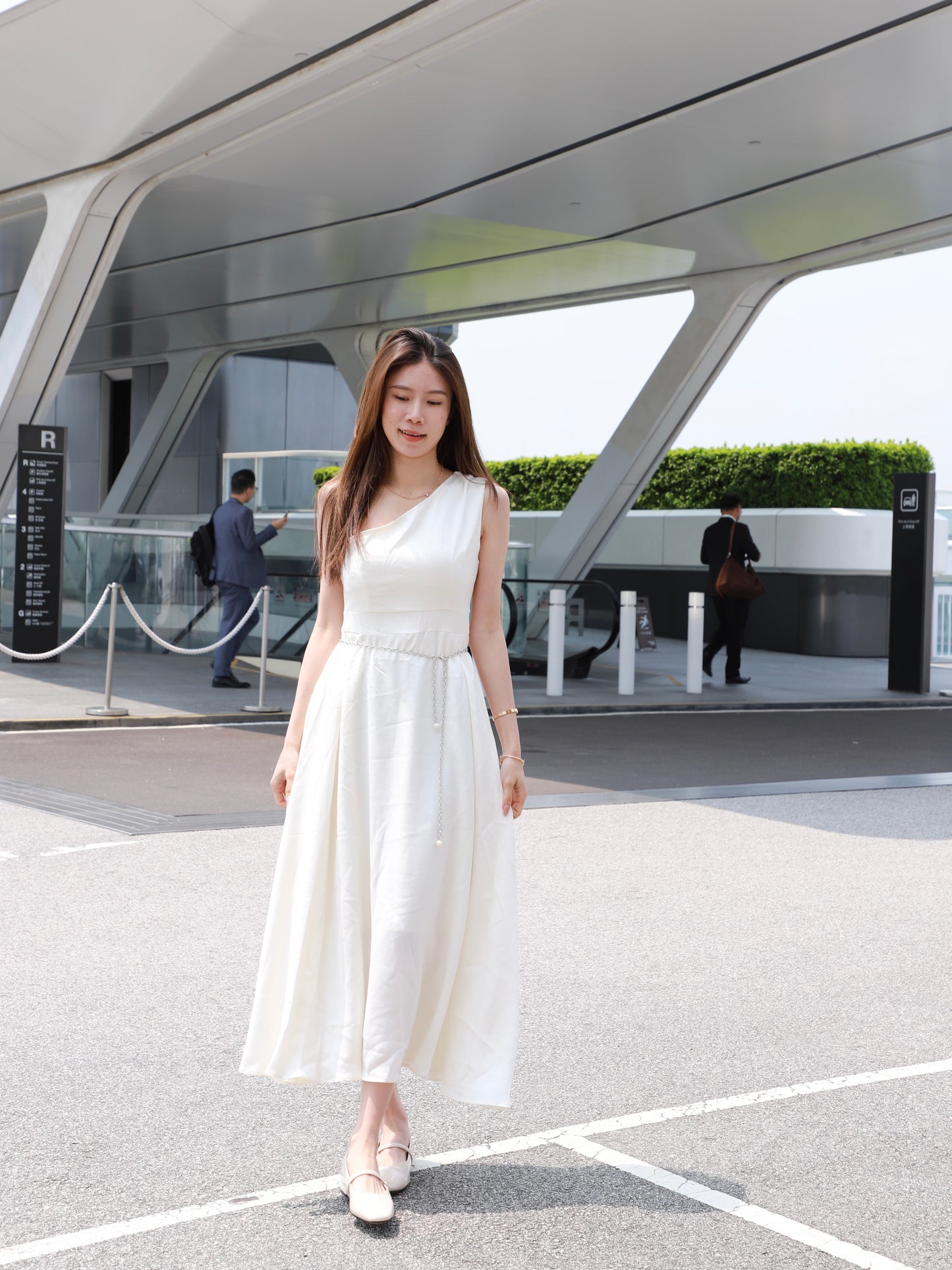 Silky One Off Maxi Dress
