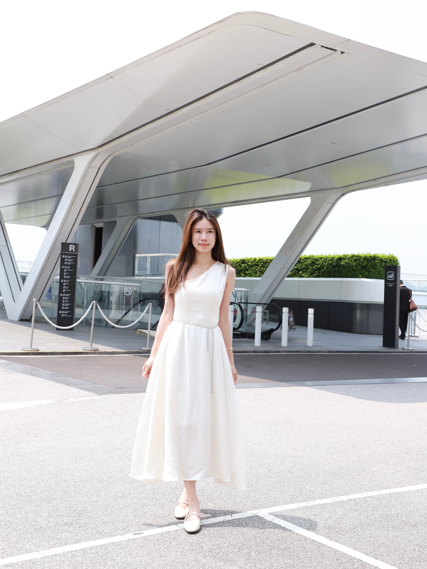 Silky One Off Maxi Dress