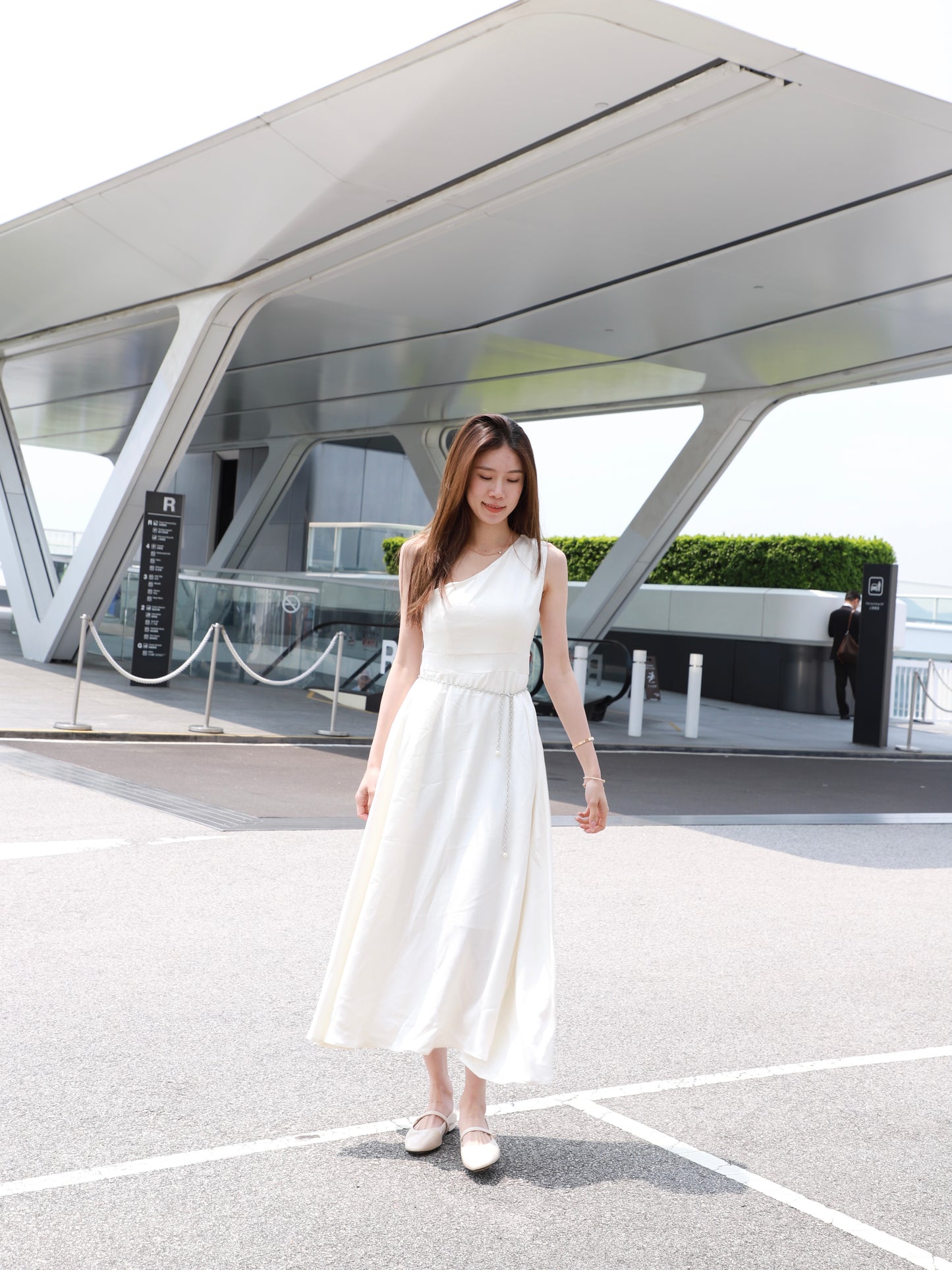 Silky One Off Maxi Dress
