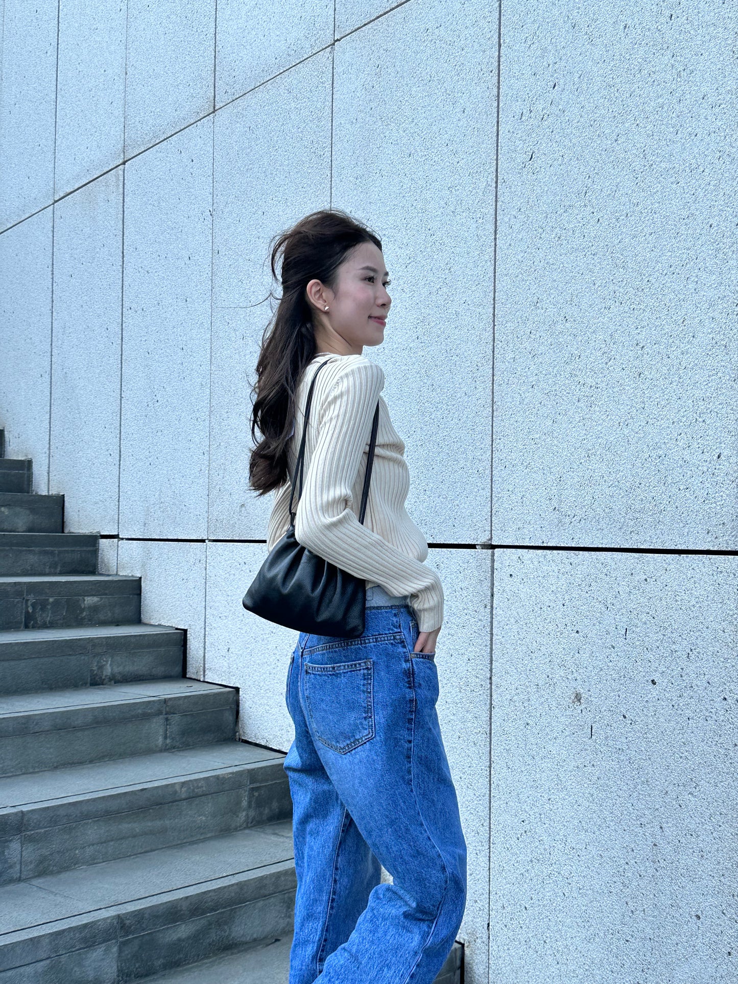 Cross Neck Attachable Cardigan